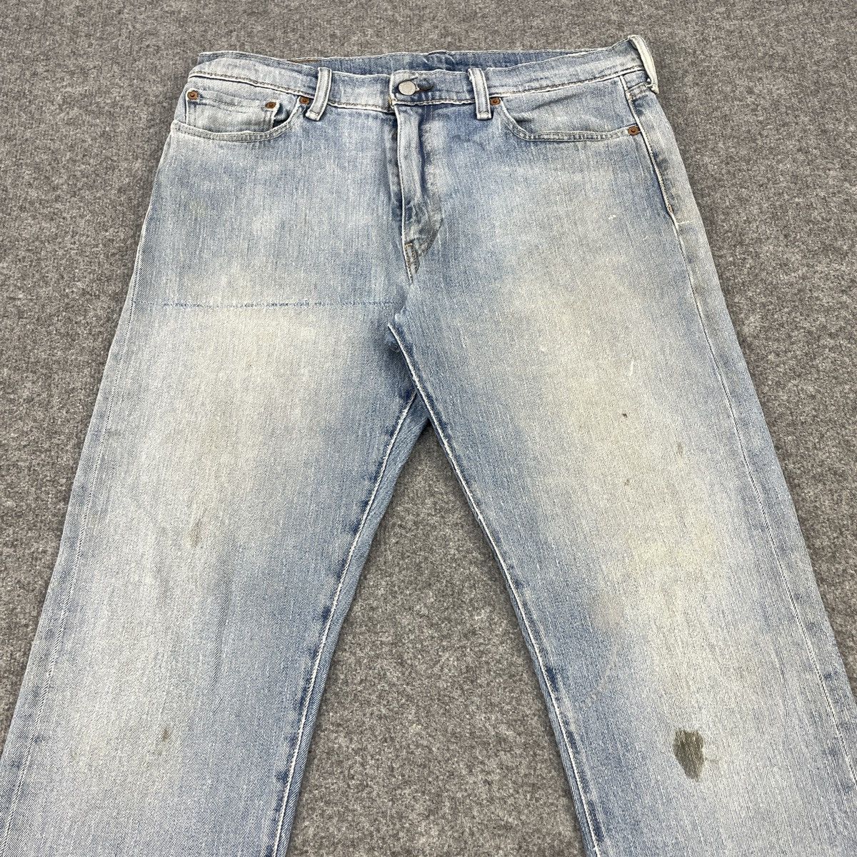 Levi's × Vintage Vintage Levi's 504 Distressed Light Wash wc-236 Size US 36 / EU 52 - 4 Thumbnail