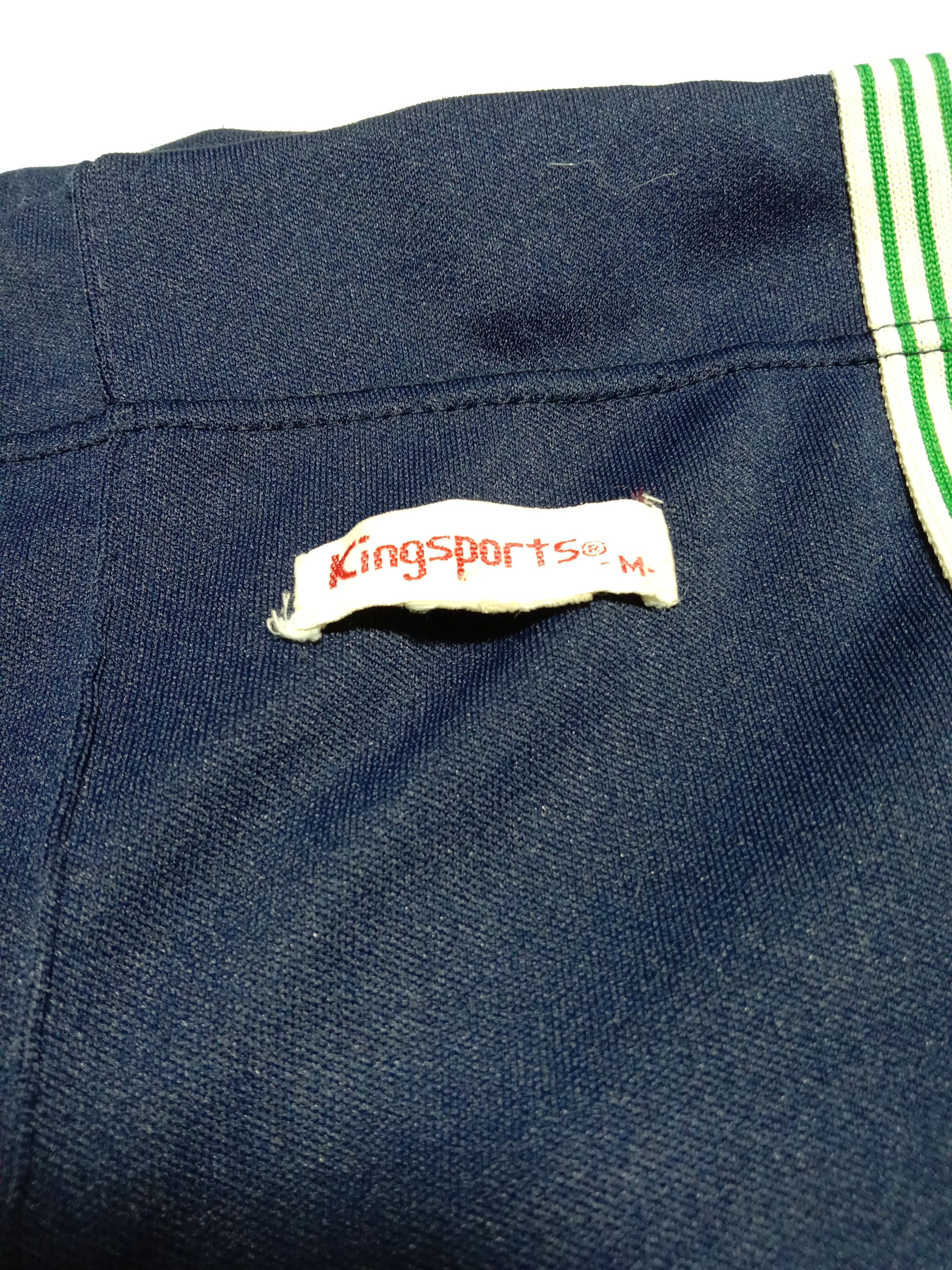 Japanese Brand King Sport M Logo Track Suit Pants Sport Joggers Slimfits Size US 30 / EU 46 - 4 Thumbnail