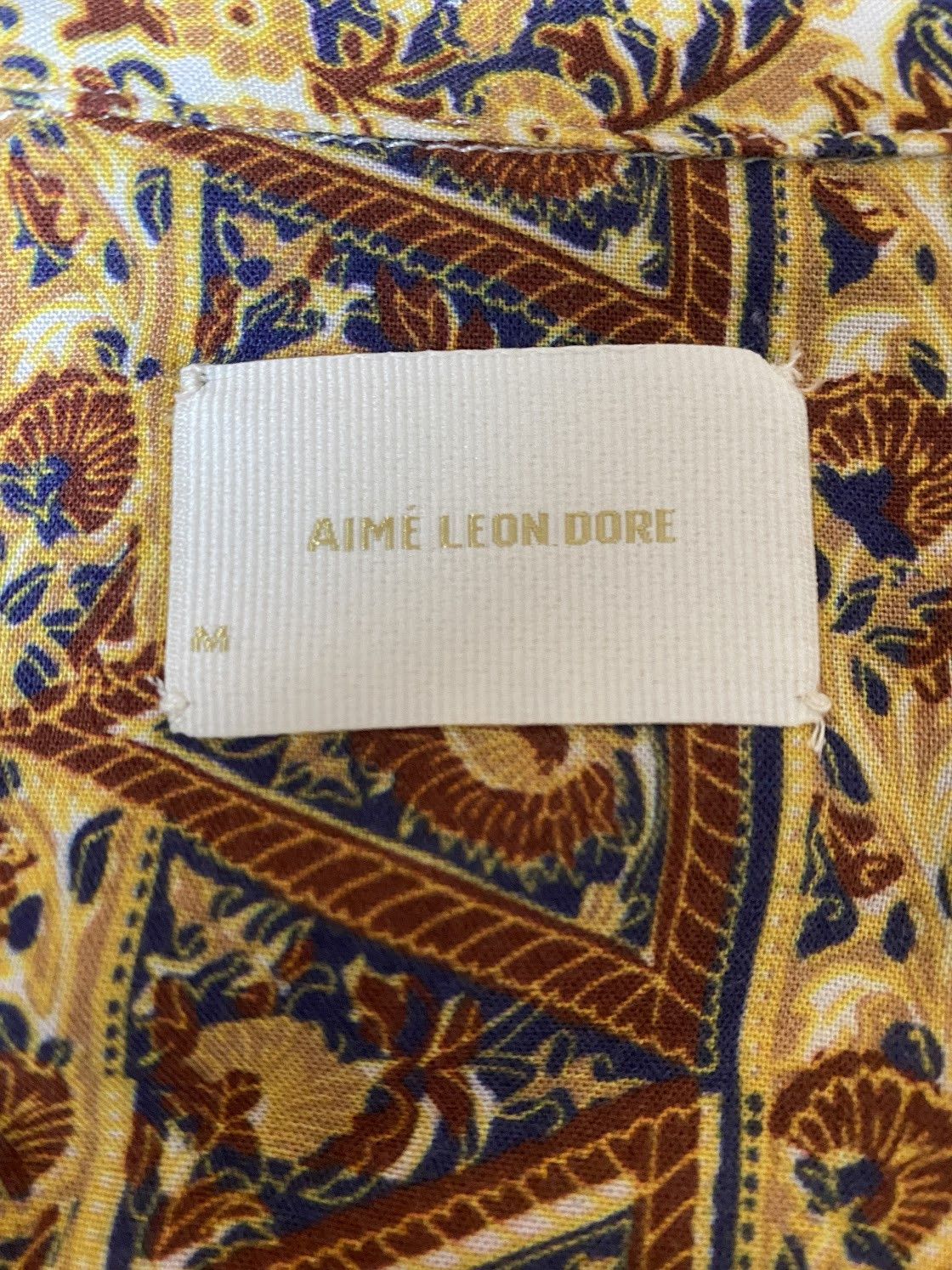 Aime Leon Dore Aime Leon Dore Printed Leisure Shirt- barocco bronze Size US M / EU 48-50 / 2 - 4 Thumbnail