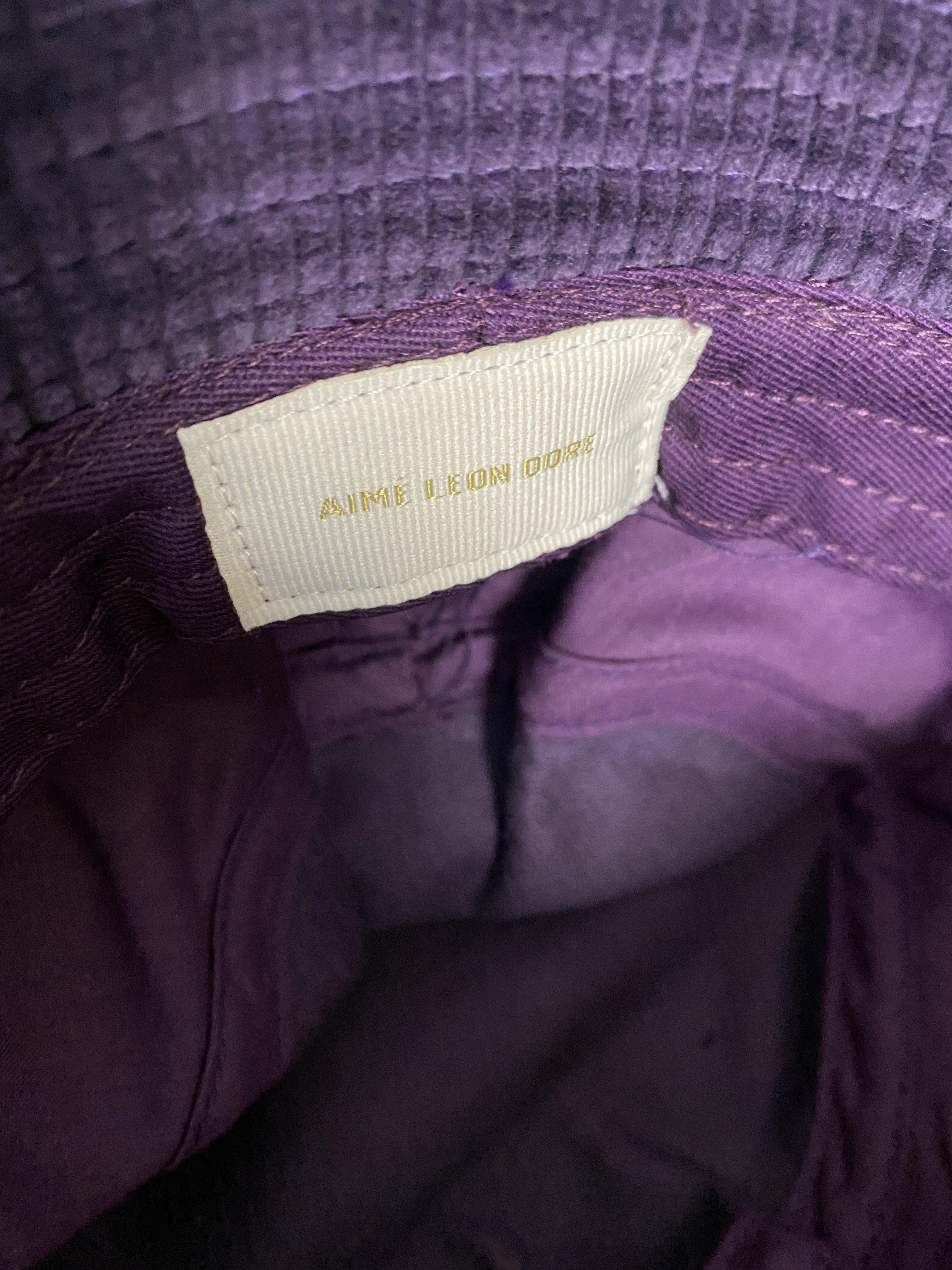 Aime Leon Dore Aime Chain Stitch Bucket Hat Corduroy Script - F/W 21 Size ONE SIZE - 5 Thumbnail