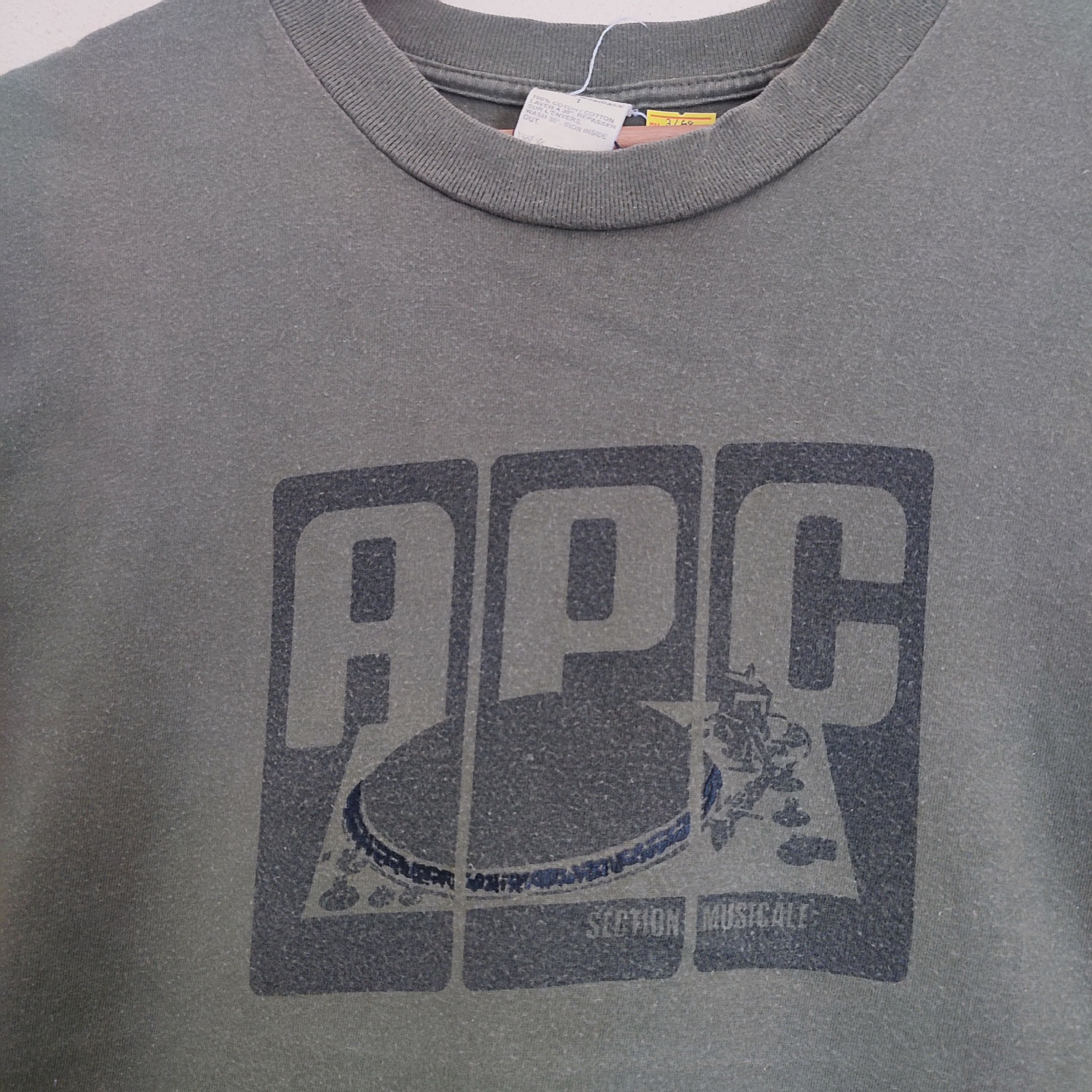 A.P.C. × Japanese Brand × Vintage APC Box Logo Design Japanese Tshirt Size US M / EU 48-50 / 2 - 2 Thumbnail