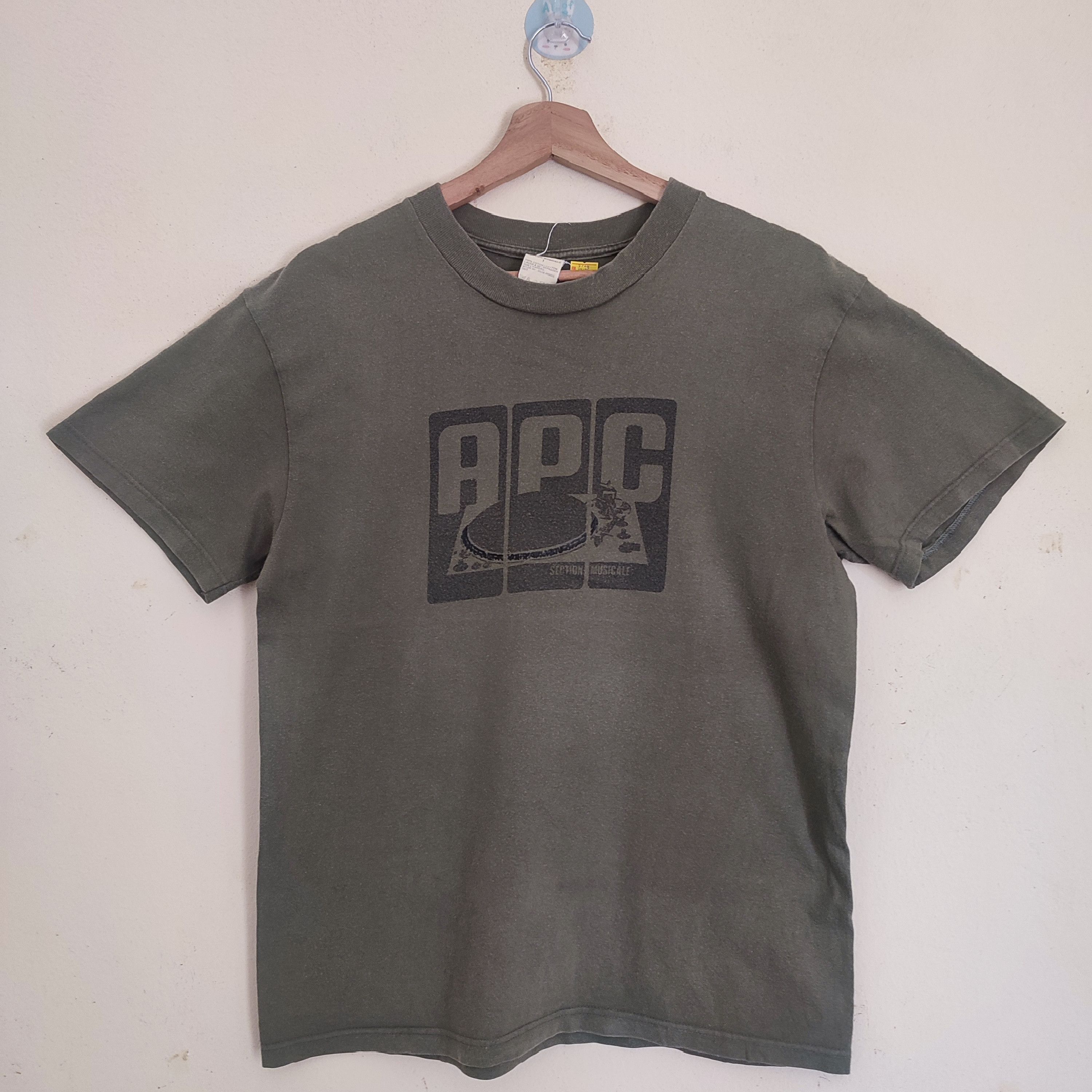 A.P.C. × Japanese Brand × Vintage APC Box Logo Design Japanese Tshirt Size US M / EU 48-50 / 2 - 1 Thumbnail