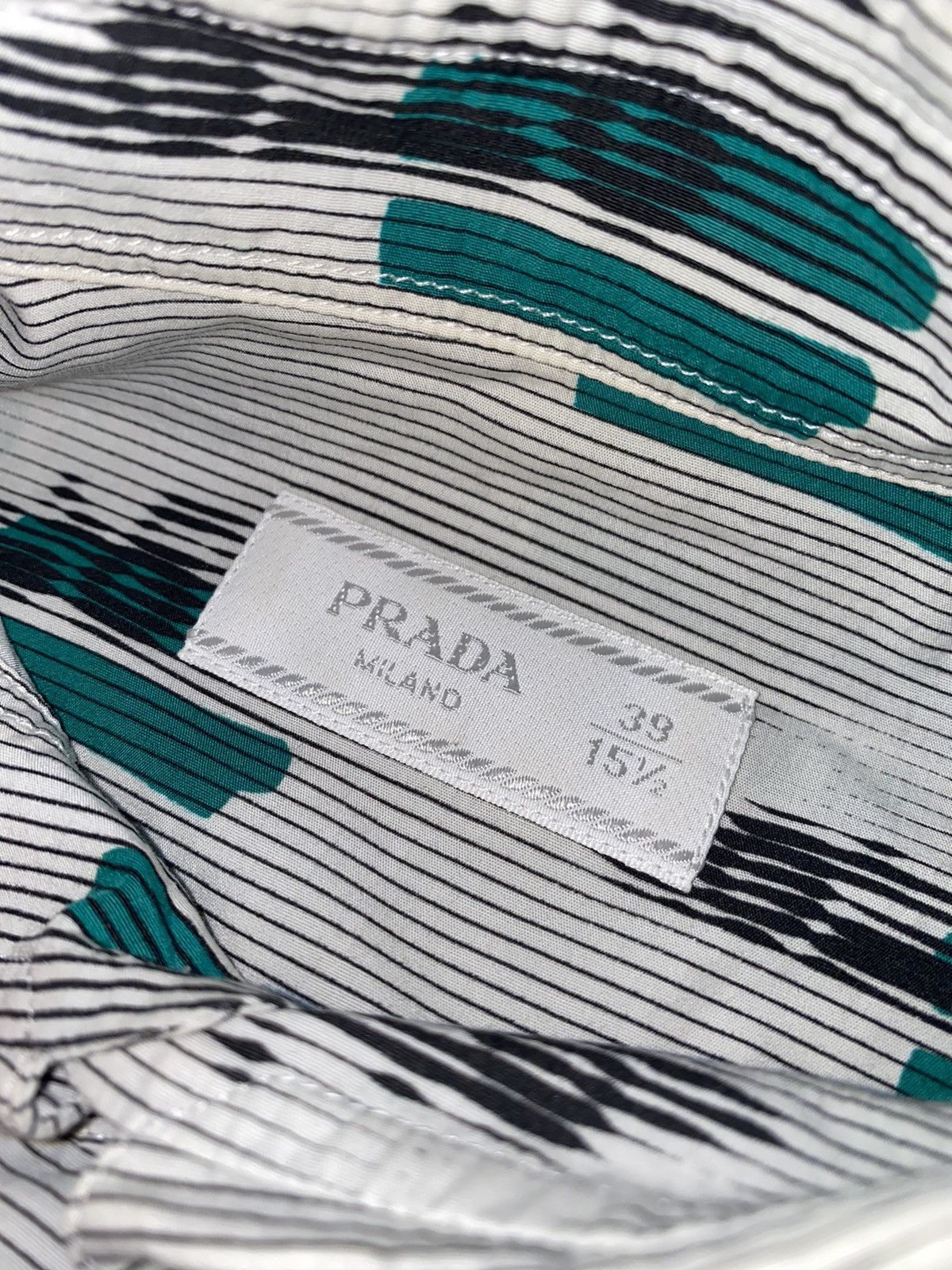 Prada SS15 Prada F1 Racing All Over Printed Button Up Shirt Size US M / EU 48-50 / 2 - 10 Thumbnail