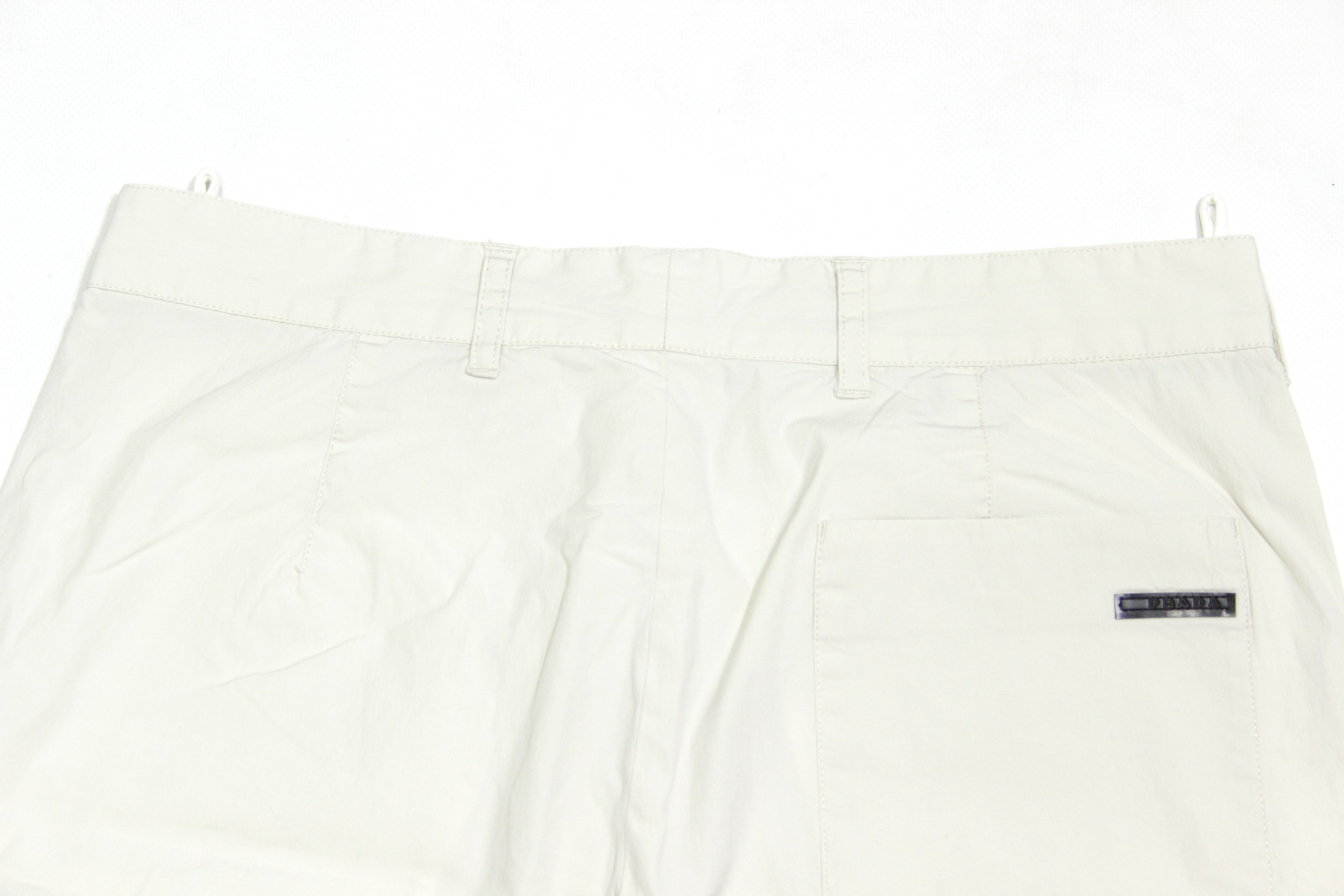 Prada Nylon Cargo Zip Pockets Black Tab Shorts Size US 30 / EU 46 - 4 Thumbnail