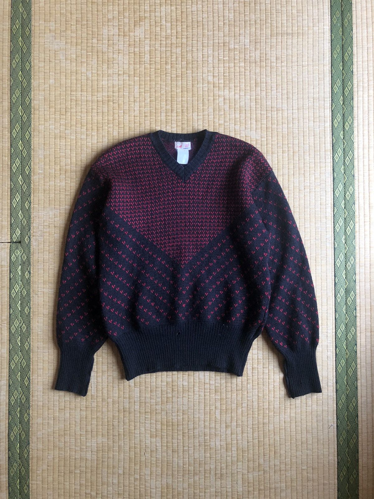 Hoggs of Fife GRAIL🔥Hoggs Nepenthes Native Tribal Heavy Knitwear Size US S / EU 44-46 / 1 - 2 Thumbnail