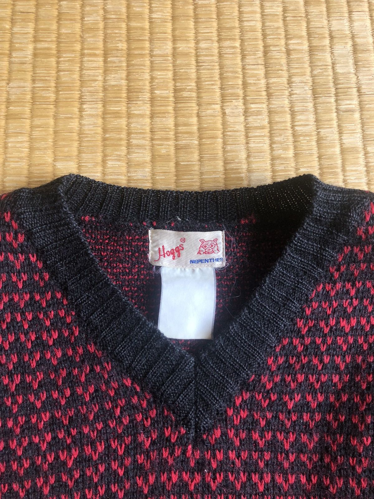 Hoggs of Fife GRAIL🔥Hoggs Nepenthes Native Tribal Heavy Knitwear Size US S / EU 44-46 / 1 - 4 Thumbnail