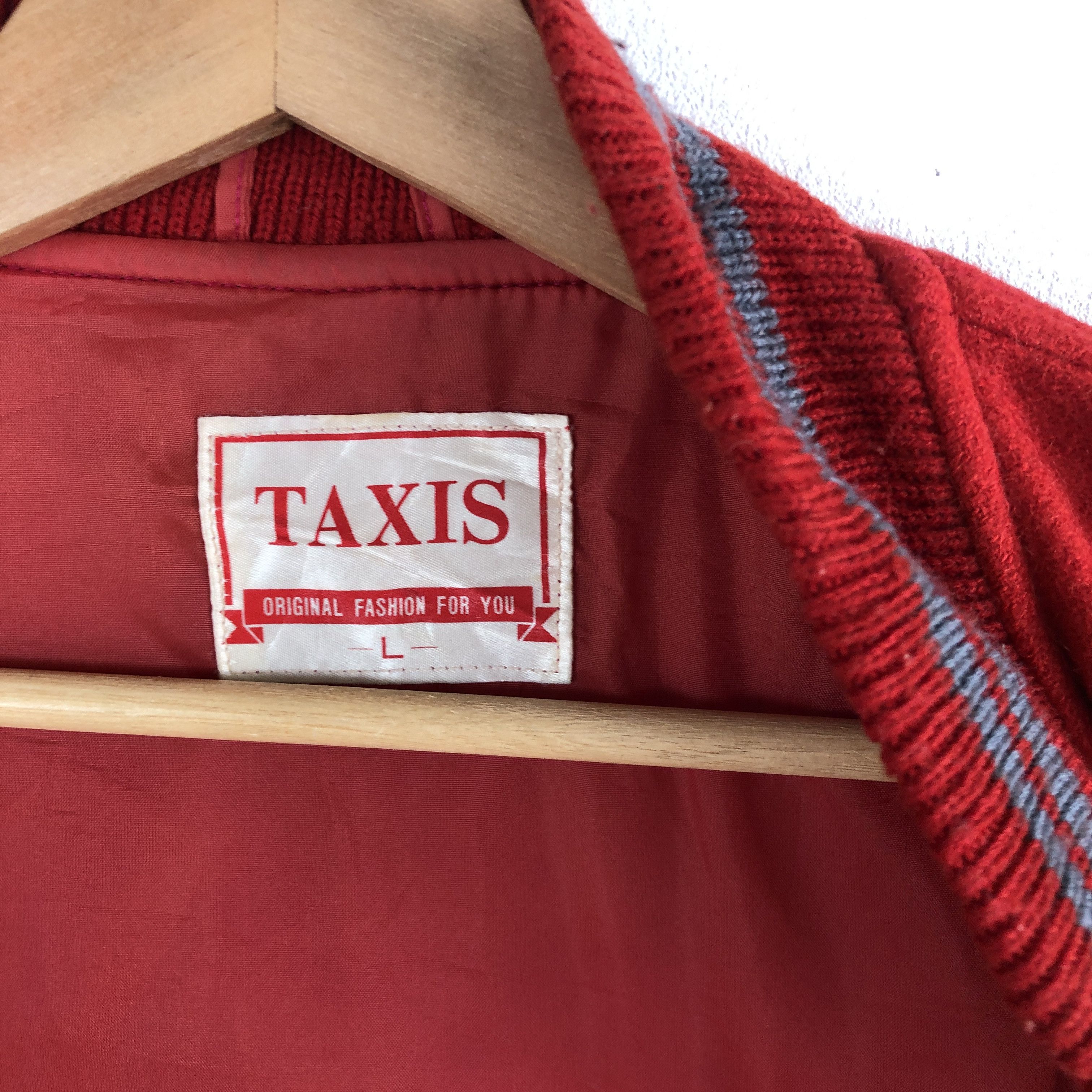 Japanese Brand × Vintage Vintage Taxis Japanese Varsity Jacket Wool Jacket BS54529 Size US L / EU 52-54 / 3 - 8 Thumbnail