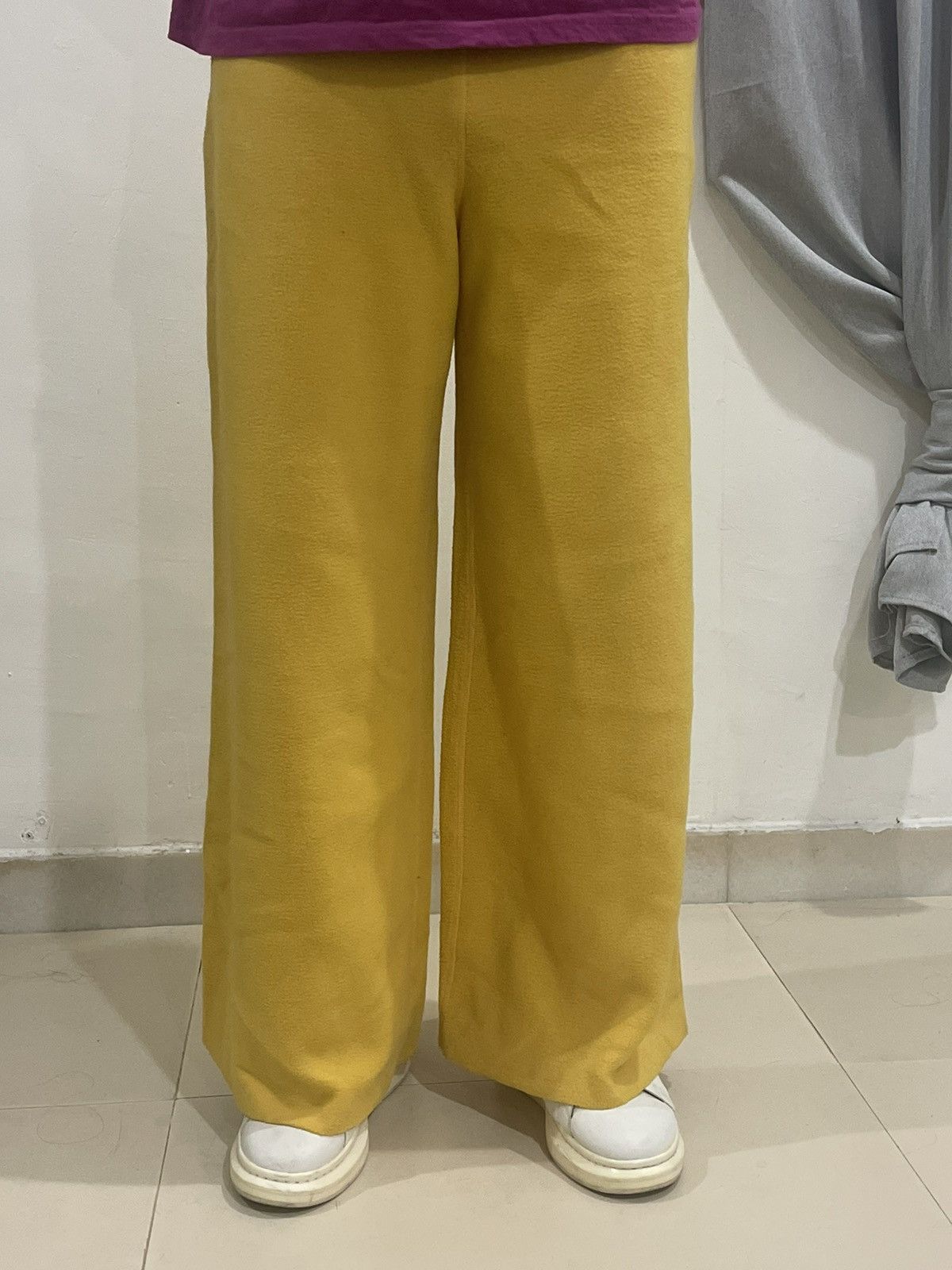 Issey Miyake ✅NEED GONE❌Yellow Fleece Baggy Pants by Issey Miyake sz 26 Size US 26 / EU 42 - 1 Thumbnail