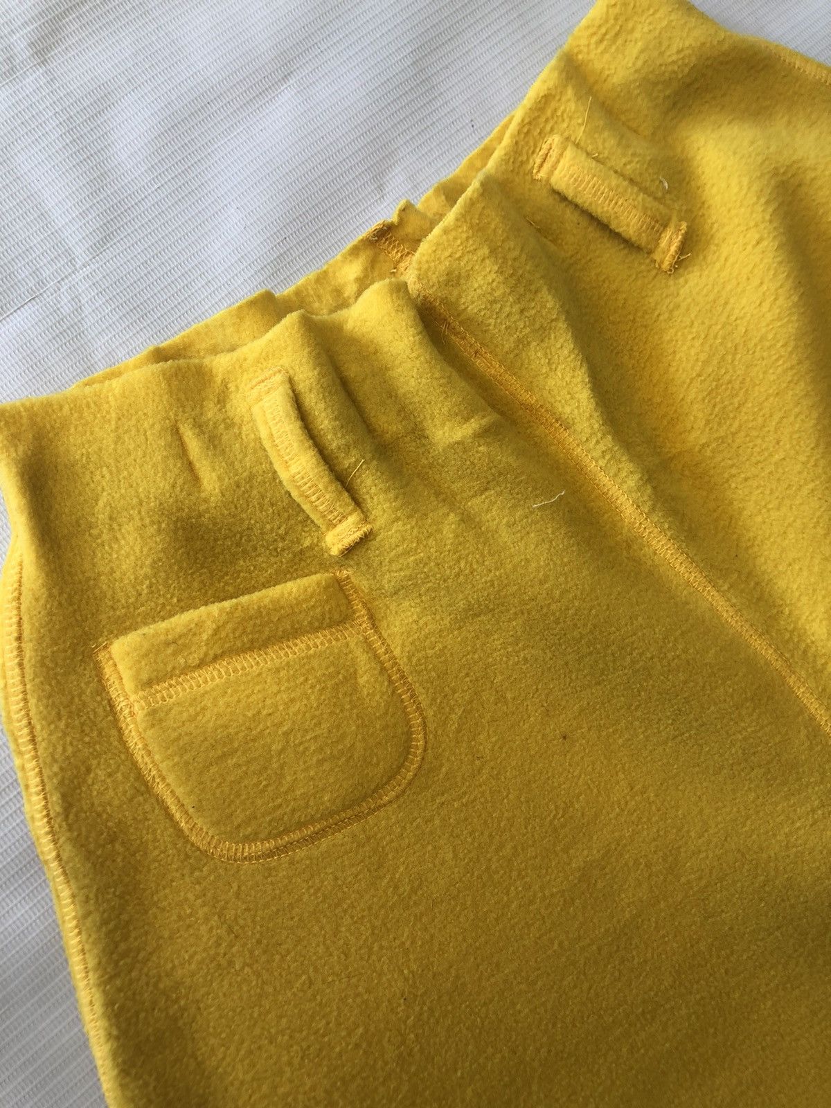 Issey Miyake ✅NEED GONE❌Yellow Fleece Baggy Pants by Issey Miyake sz 26 Size US 26 / EU 42 - 7 Thumbnail