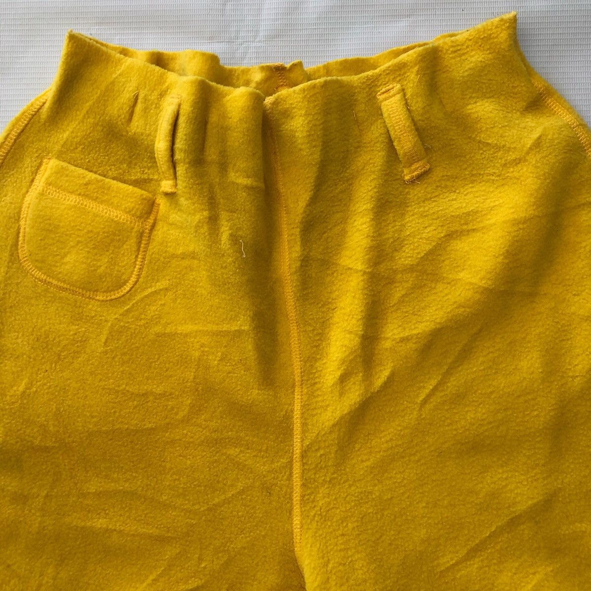 Issey Miyake ✅NEED GONE❌Yellow Fleece Baggy Pants by Issey Miyake sz 26 Size US 26 / EU 42 - 5 Thumbnail