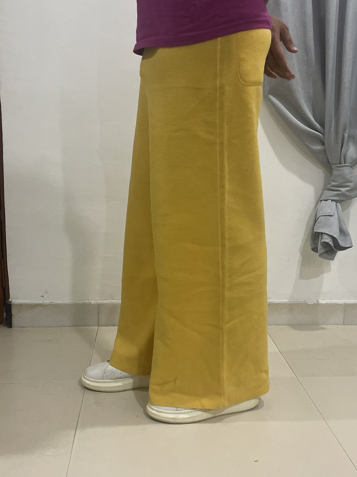 Issey Miyake ✅NEED GONE❌Yellow Fleece Baggy Pants by Issey Miyake sz 26 Size US 26 / EU 42 - 2 Thumbnail
