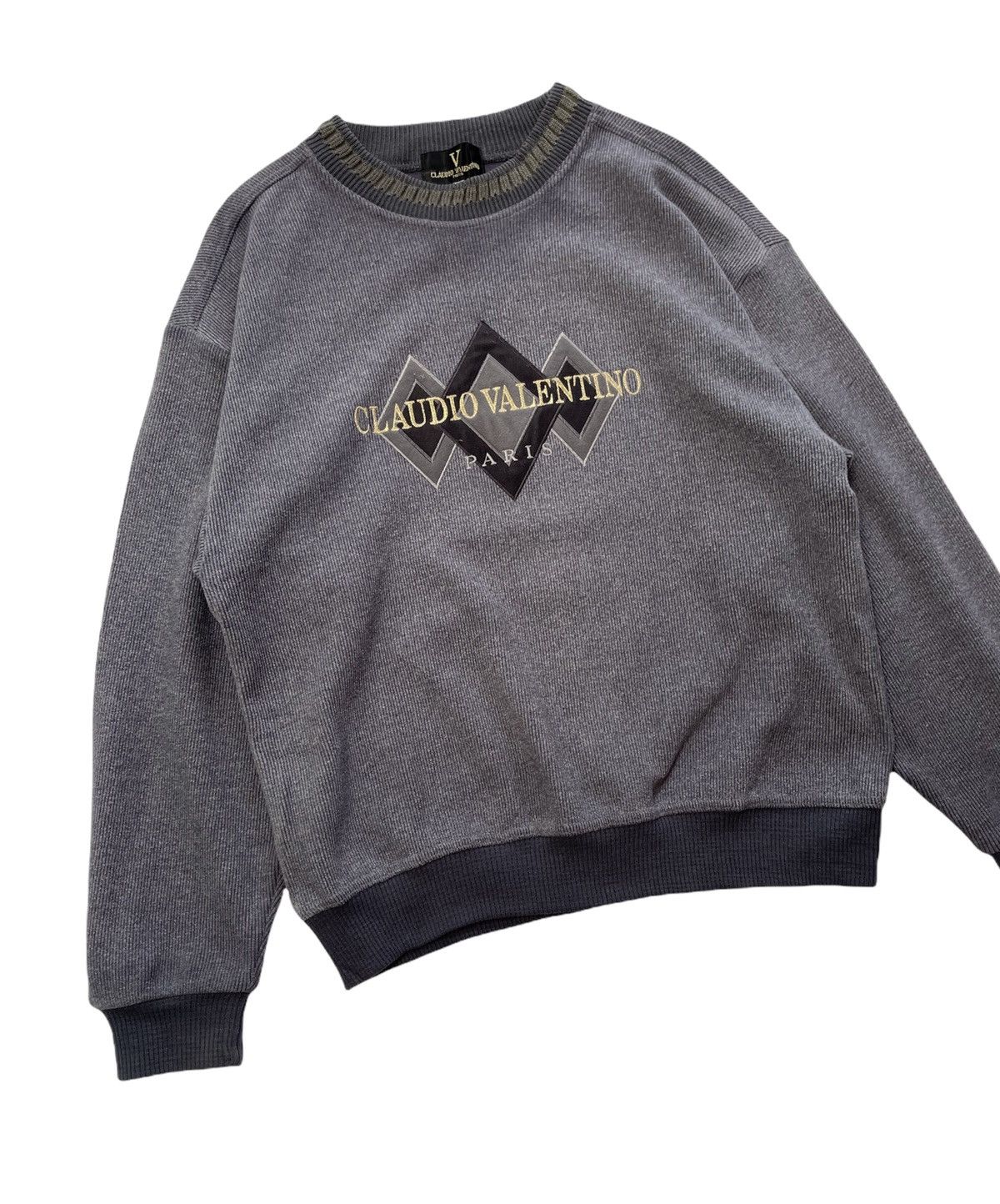 Valentino Claudio Valentino Spell out Logo Sweatshirt Size US S / EU 44-46 / 1 - 4 Thumbnail