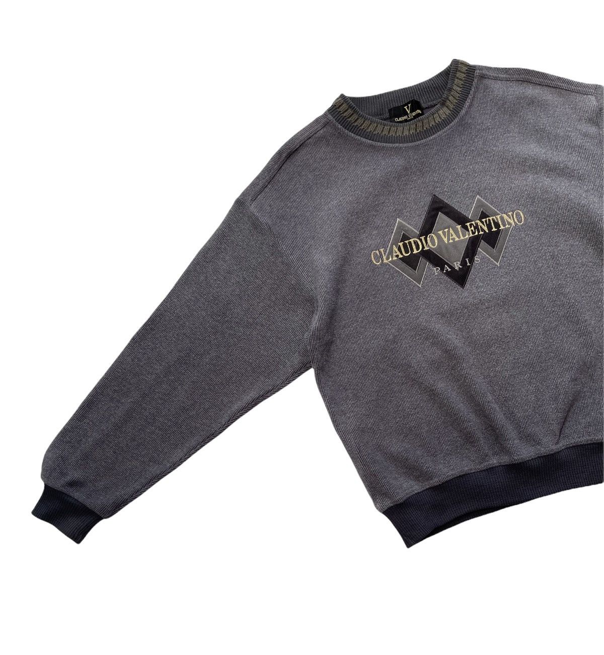 Valentino Claudio Valentino Spell out Logo Sweatshirt Size US S / EU 44-46 / 1 - 6 Thumbnail