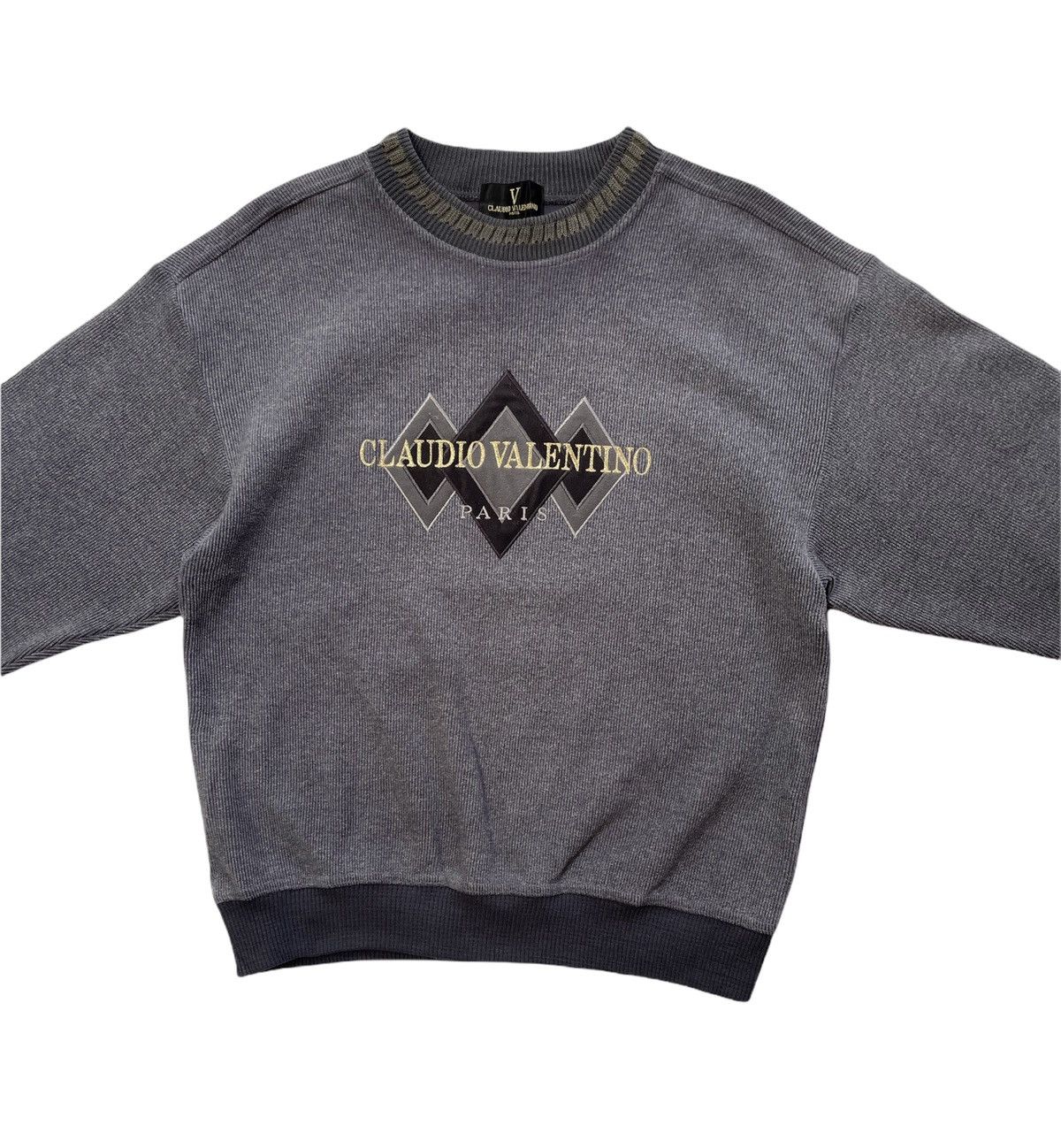 Valentino Claudio Valentino Spell out Logo Sweatshirt Size US S / EU 44-46 / 1 - 5 Thumbnail