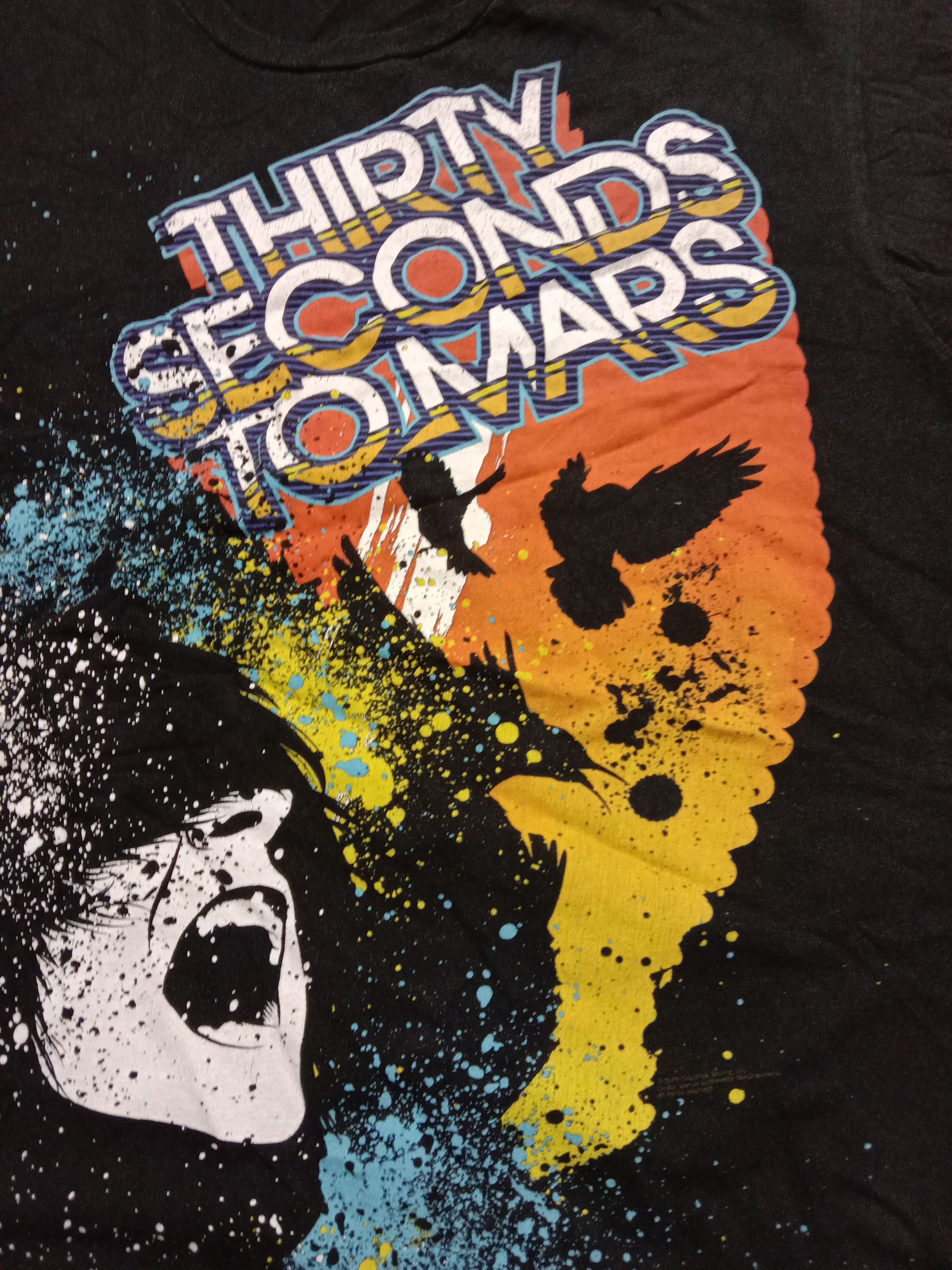 Band Tees 30 Seconds To Mars Rock Band Tees T Shirt big screen Size US L / EU 52-54 / 3 - 2 Thumbnail