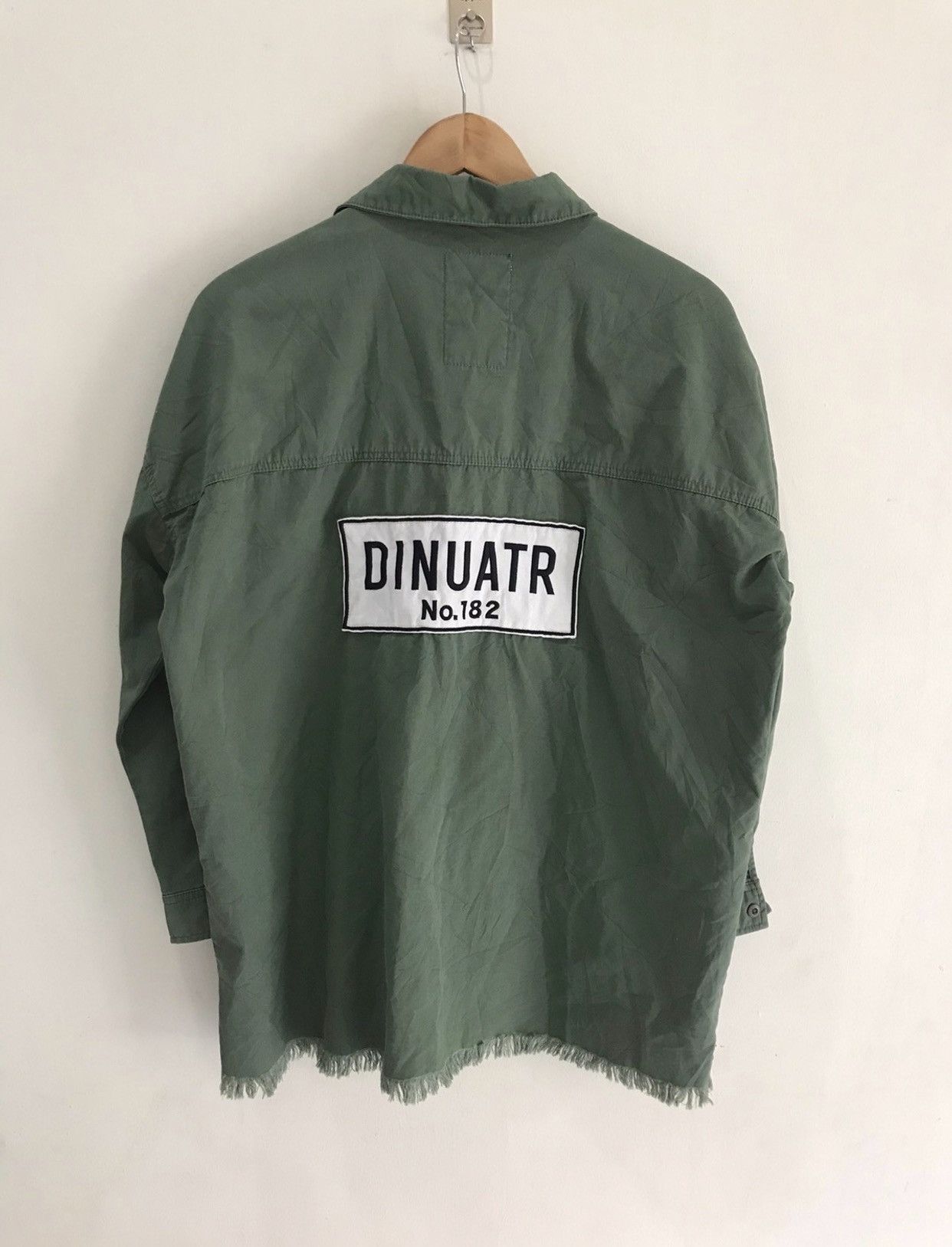 Japanese Brand JapaneseBrand Distressed Oversize Shirt Rasvoa Military Size US L / EU 52-54 / 3 - 2 Thumbnail