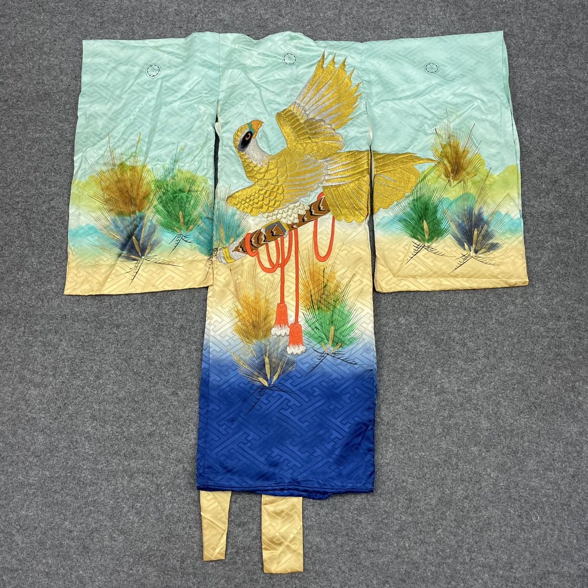 Japanese Brand × Vintage Vintage Japanese Traditional Embroidery Eagle Size US XXS / EU 40 - 1 Thumbnail