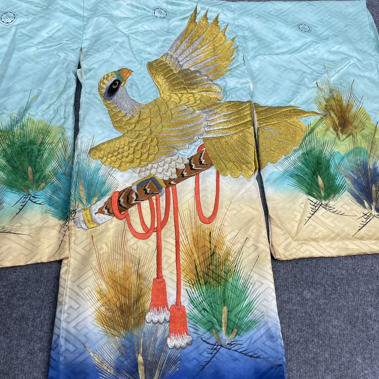 Japanese Brand × Vintage Vintage Japanese Traditional Embroidery Eagle Size US XXS / EU 40 - 2 Thumbnail