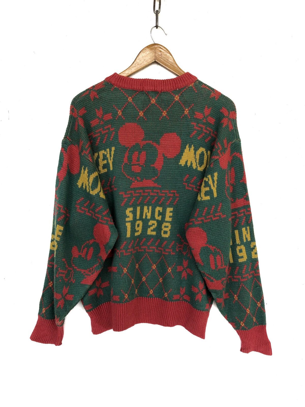Disney Vtg 90s Mickey Mouse OVP Wool Blend Knitwear Size US M / EU 48-50 / 2 - 3 Thumbnail