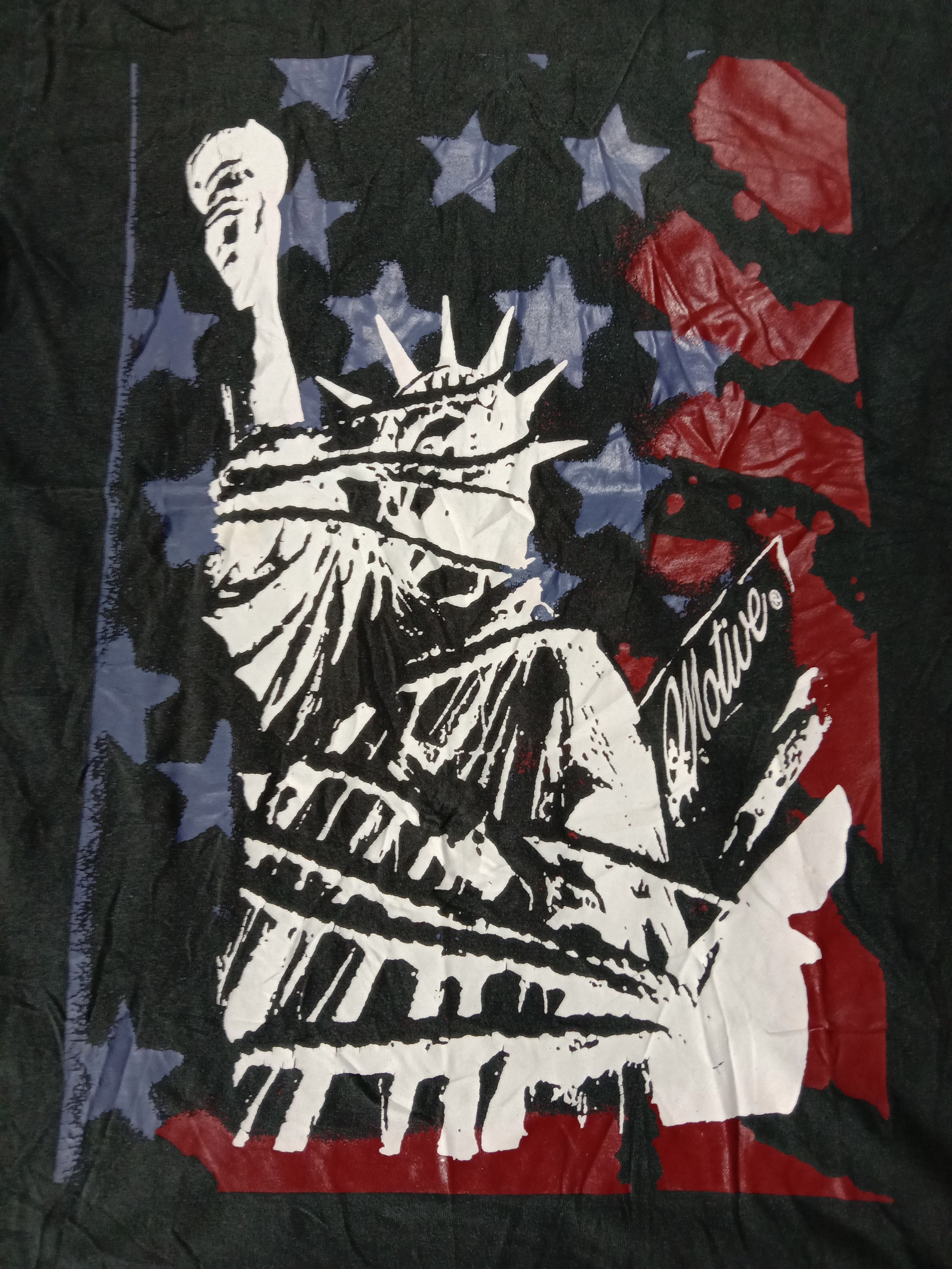 Japanese Brand Motive Statue Of Liberty New York Tee Size US M / EU 48-50 / 2 - 2 Thumbnail