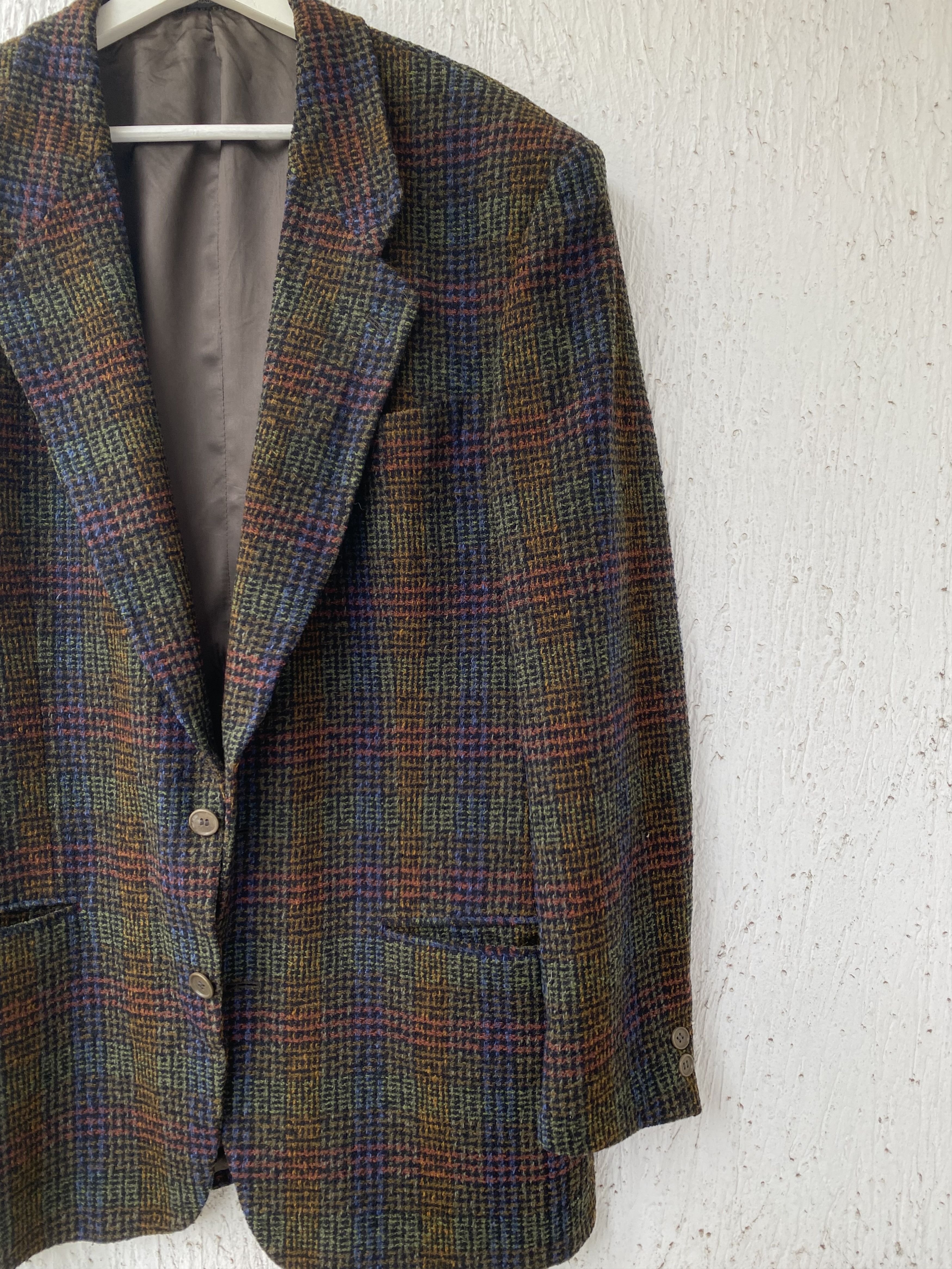Missoni Multicolored Checked Wool Blend Blazer Size US L / EU 52-54 / 3 - 2 Thumbnail