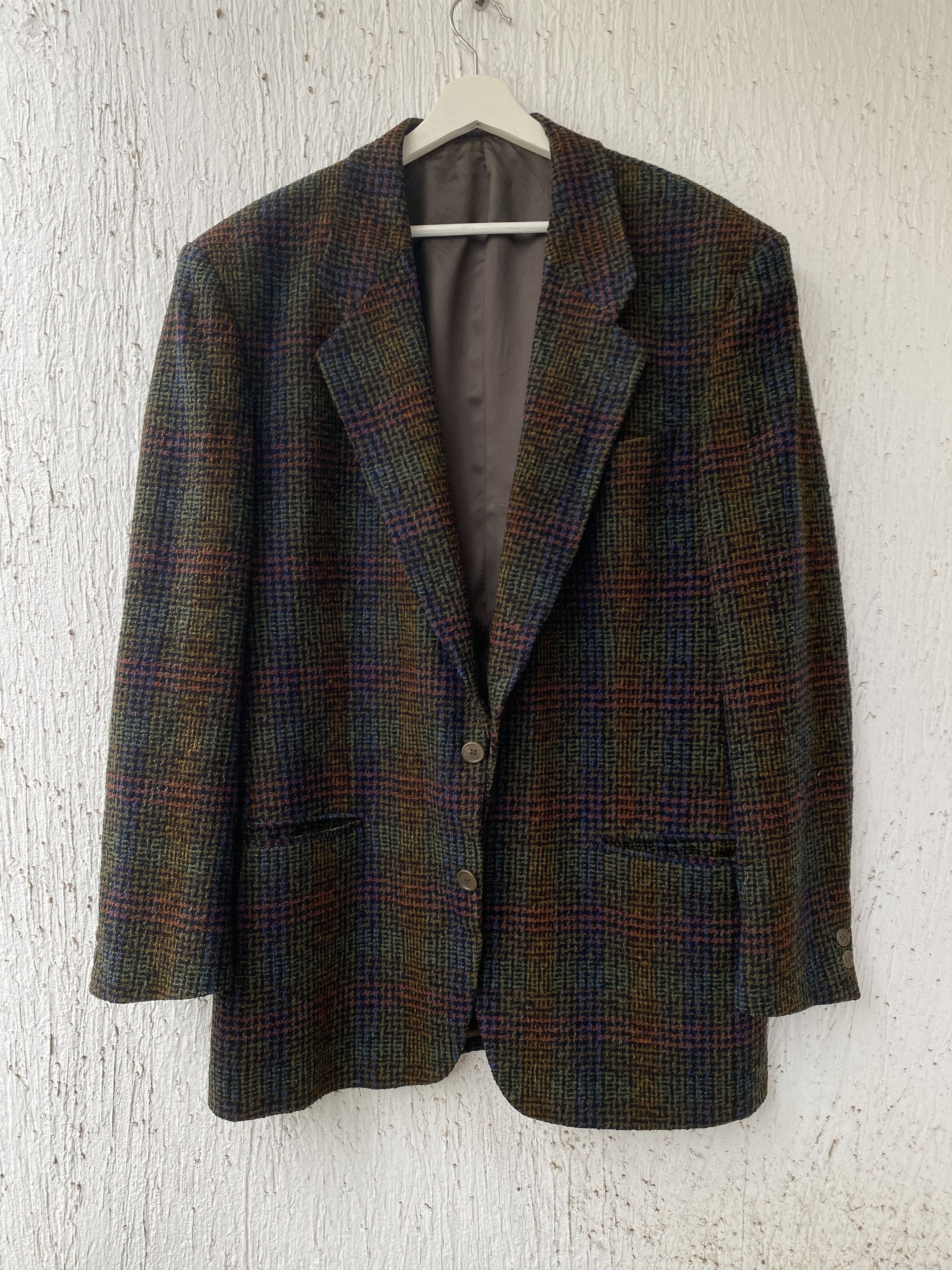 Missoni Multicolored Checked Wool Blend Blazer Size US L / EU 52-54 / 3 - 1 Thumbnail