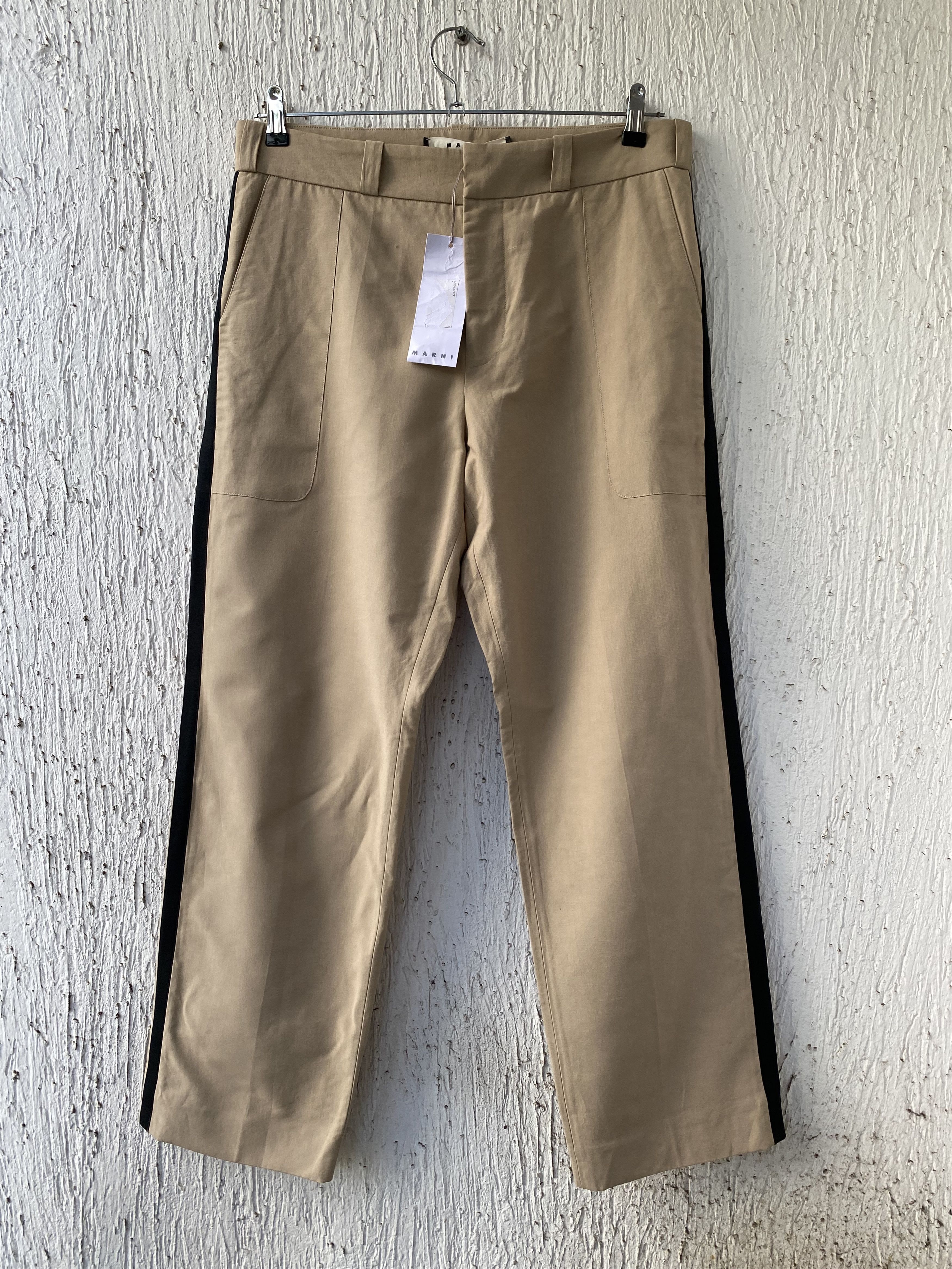 Marni BNWOT SS12 wide side stripe pant Size US 33 - 1 Thumbnail