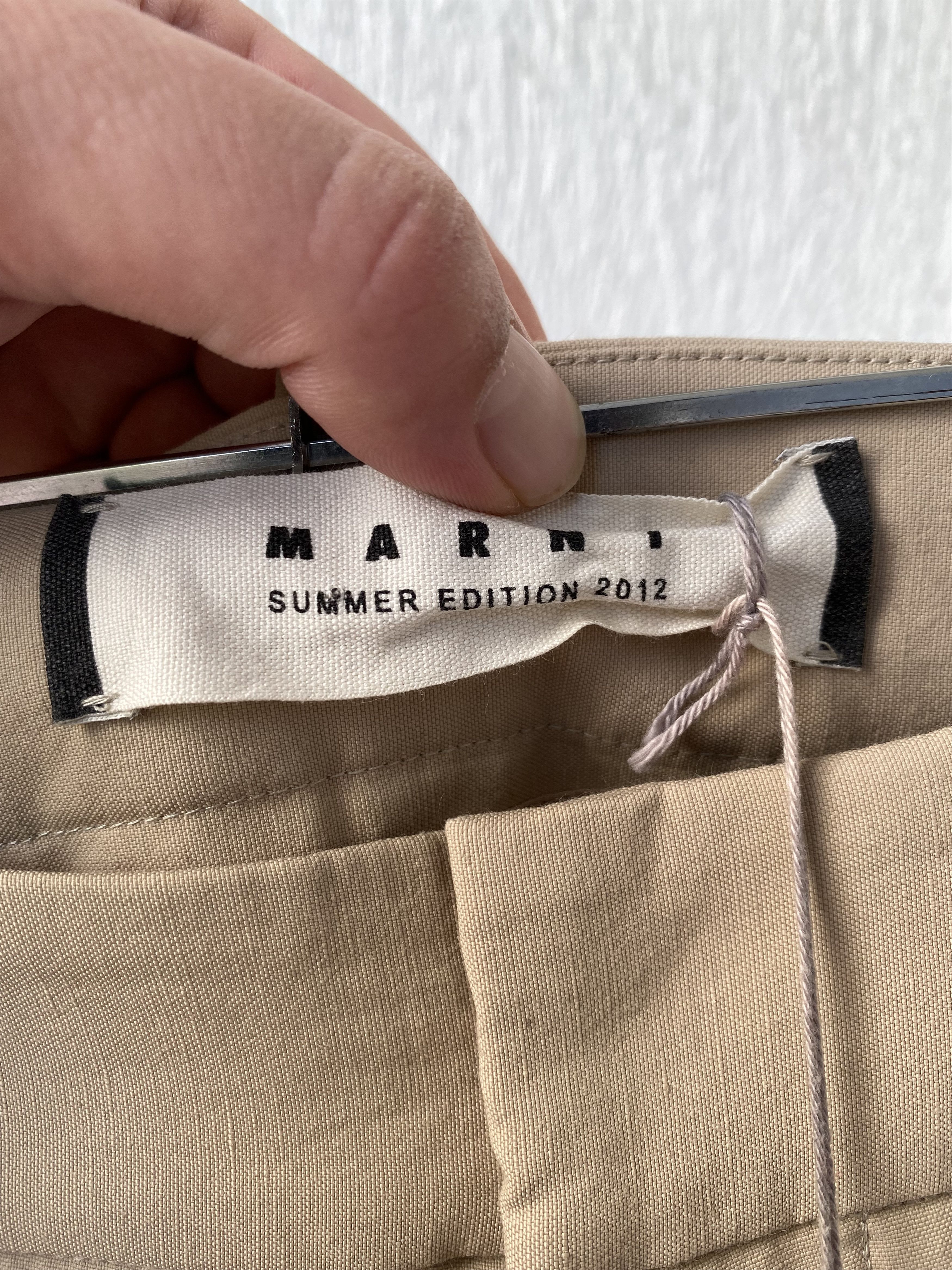Marni BNWOT SS12 wide side stripe pant Size US 33 - 4 Thumbnail