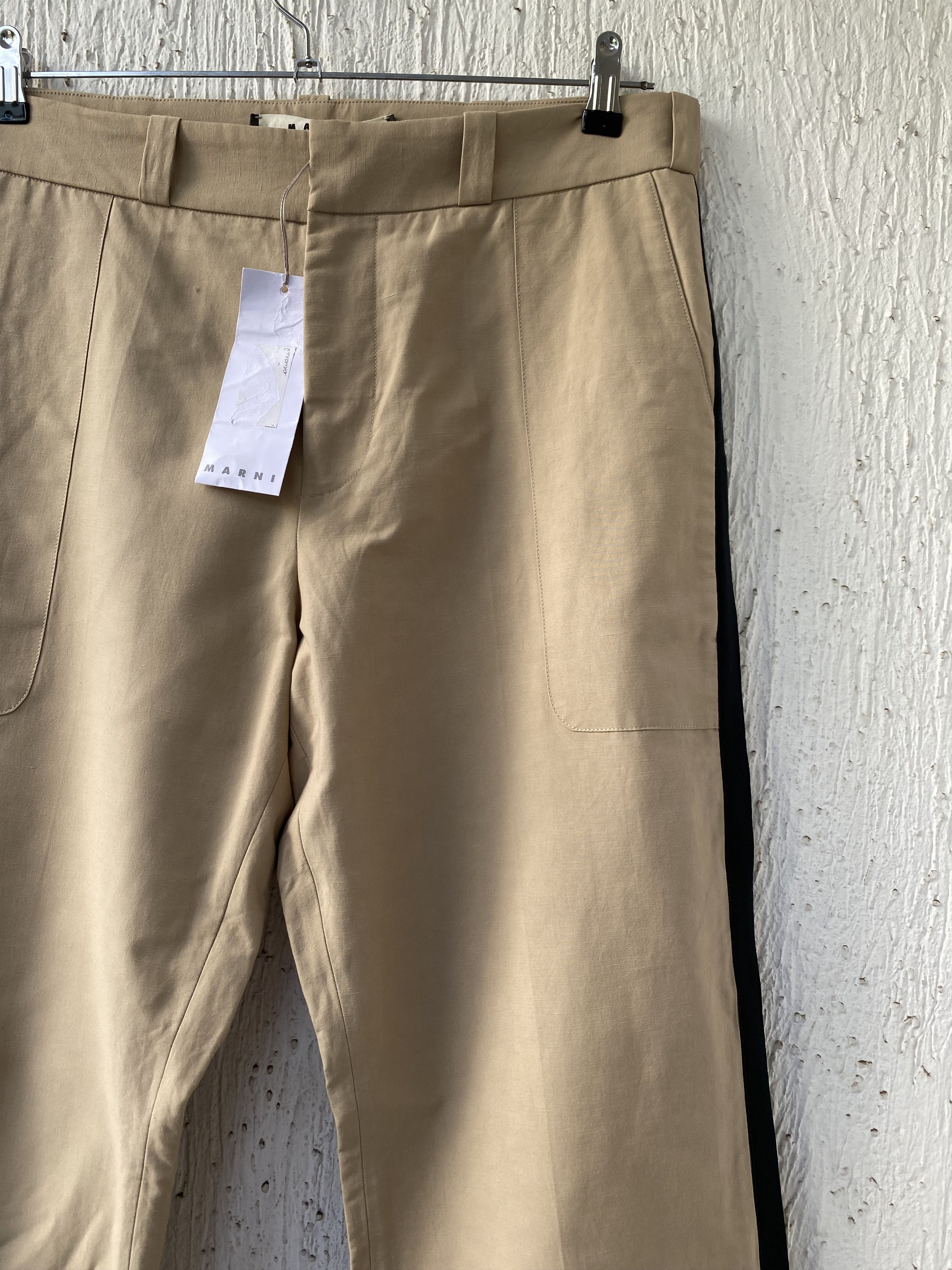 Marni BNWOT SS12 wide side stripe pant Size US 33 - 2 Thumbnail