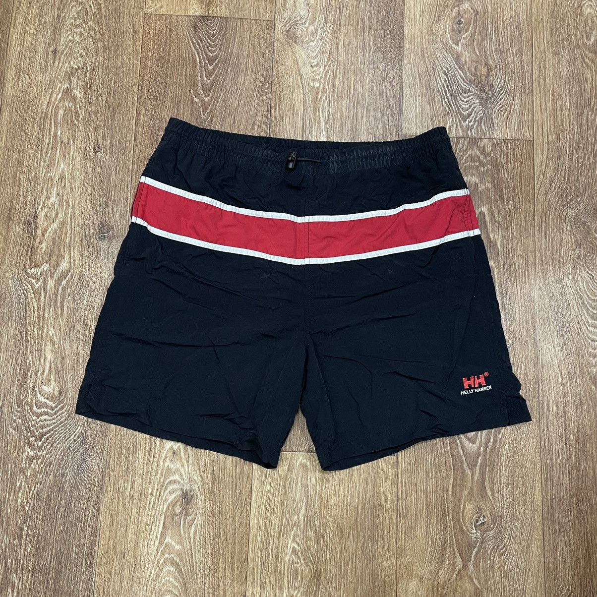 Vintage Vintage Helly Hansen Y2K Striped Shorts Streetwear Baggy 32 Size US 32 / EU 48 - 1 Thumbnail