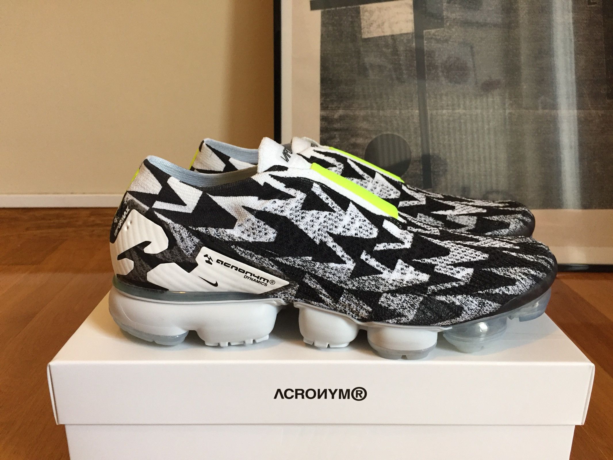 Acronym × Nike Nike X Acronym Air Vapormax Flyknit Moc 2 Size US 12 / EU 45 - 2 Thumbnail