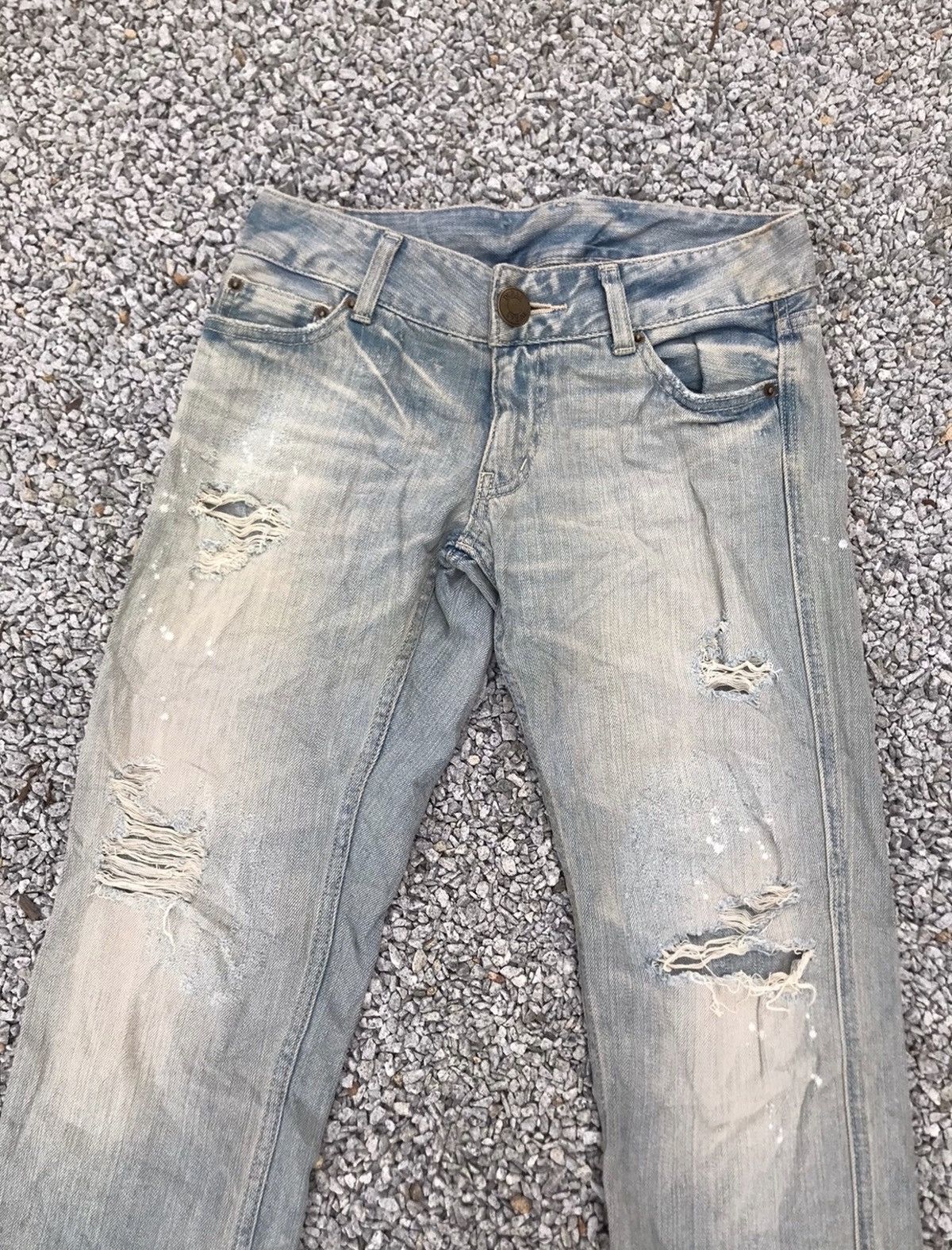 Japanese Brand Vintage JapaneseBrand Duras Distressed Painter Denim Jeans Size US 29 - 3 Thumbnail