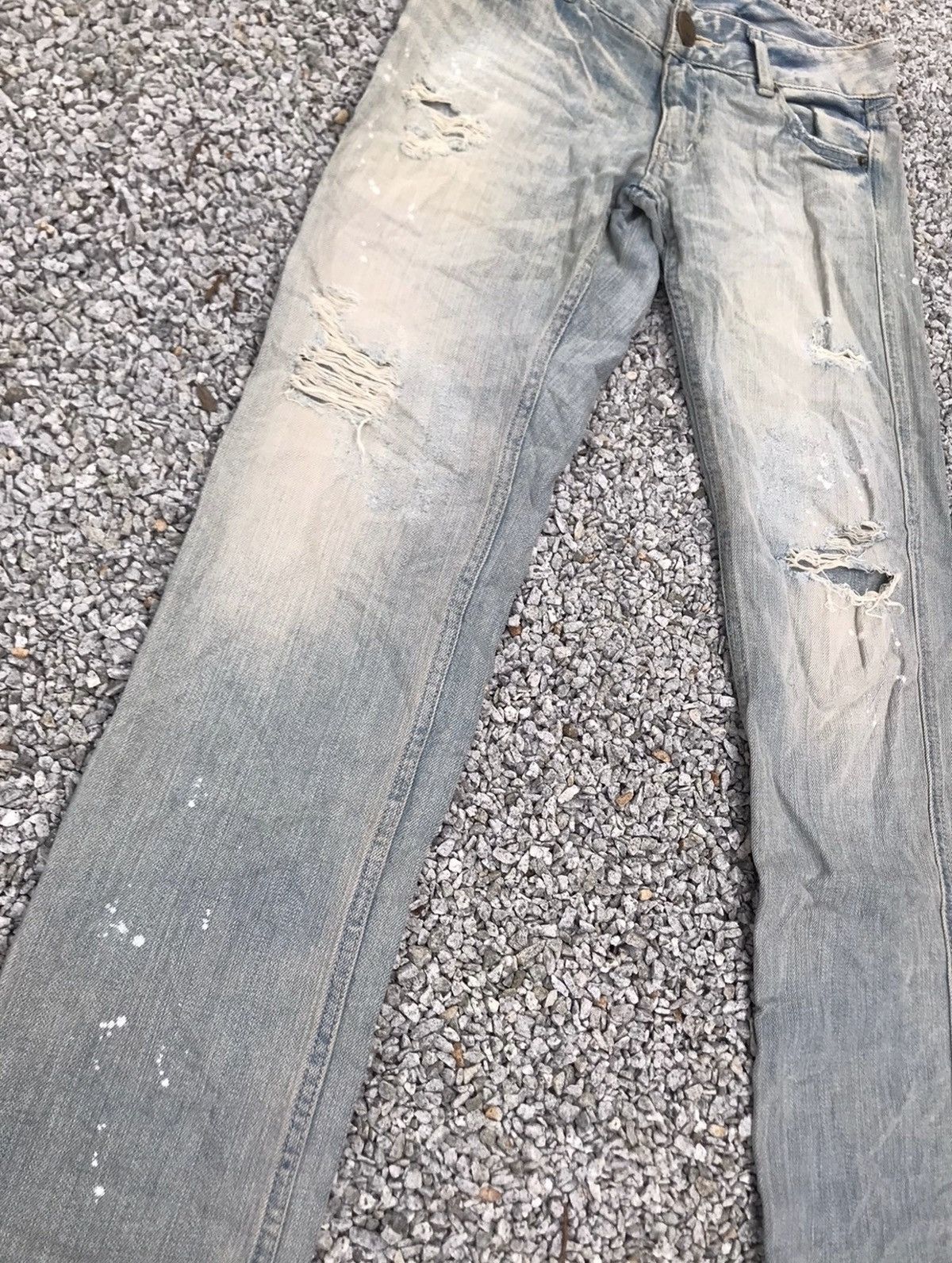 Japanese Brand Vintage JapaneseBrand Duras Distressed Painter Denim Jeans Size US 29 - 4 Thumbnail