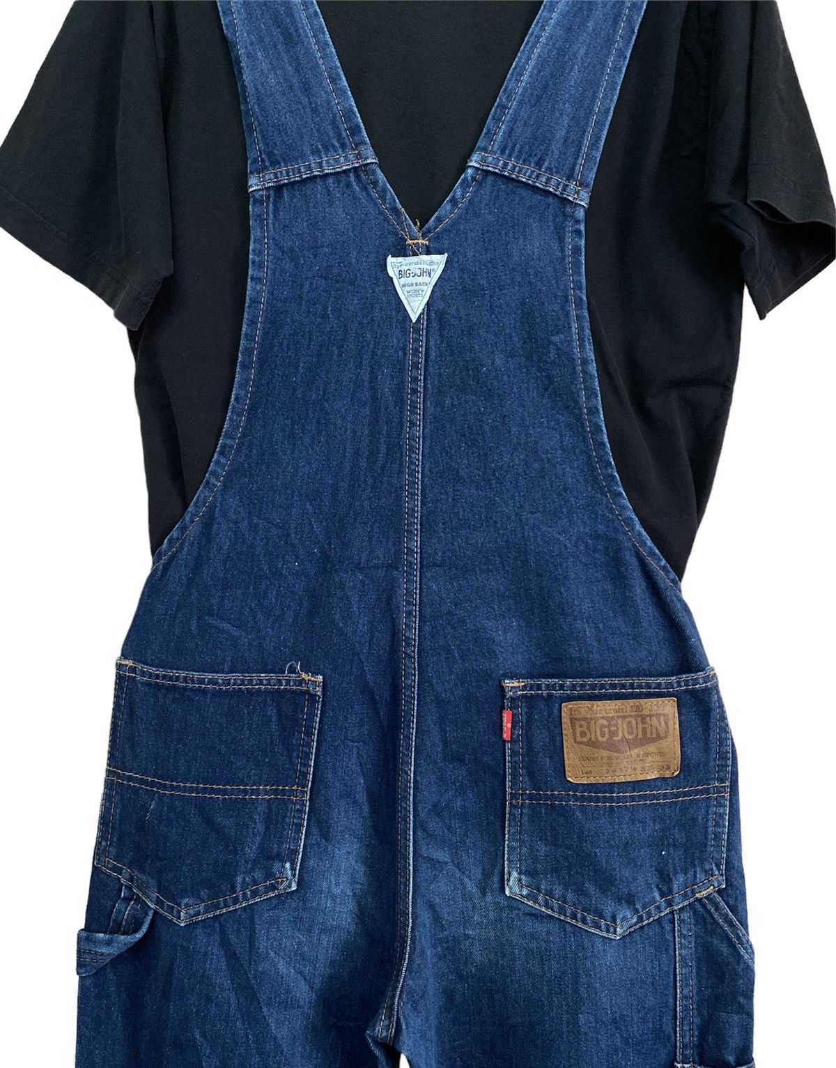 Big John × Vintage Vintage Big John Work N Sport Denim Overall Size US 32 / EU 48 - 7 Thumbnail