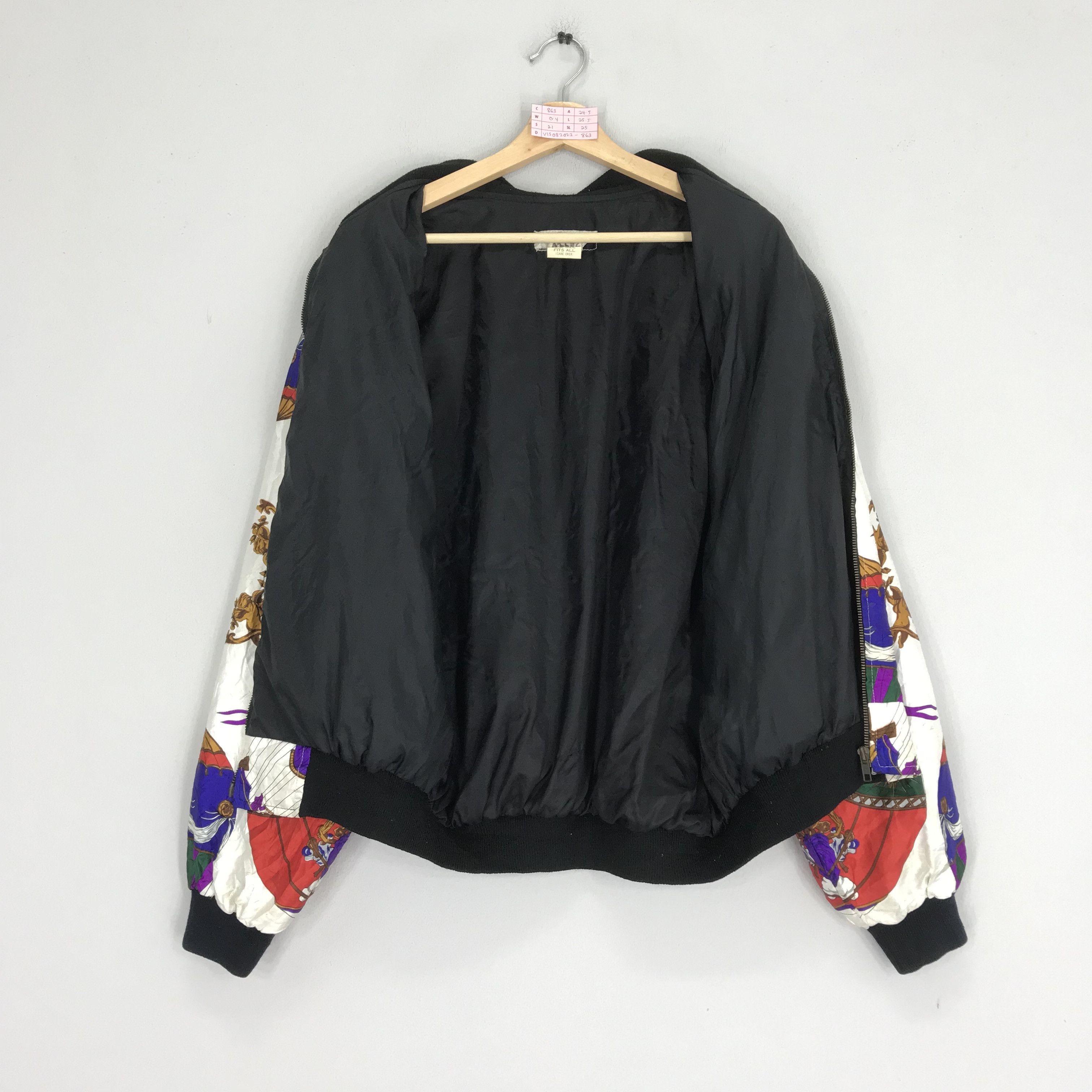 Vintage Vintage Baroque Silk Zipper Jacket Inspired Luxury Jacket Size US L / EU 52-54 / 3 - 4 Thumbnail