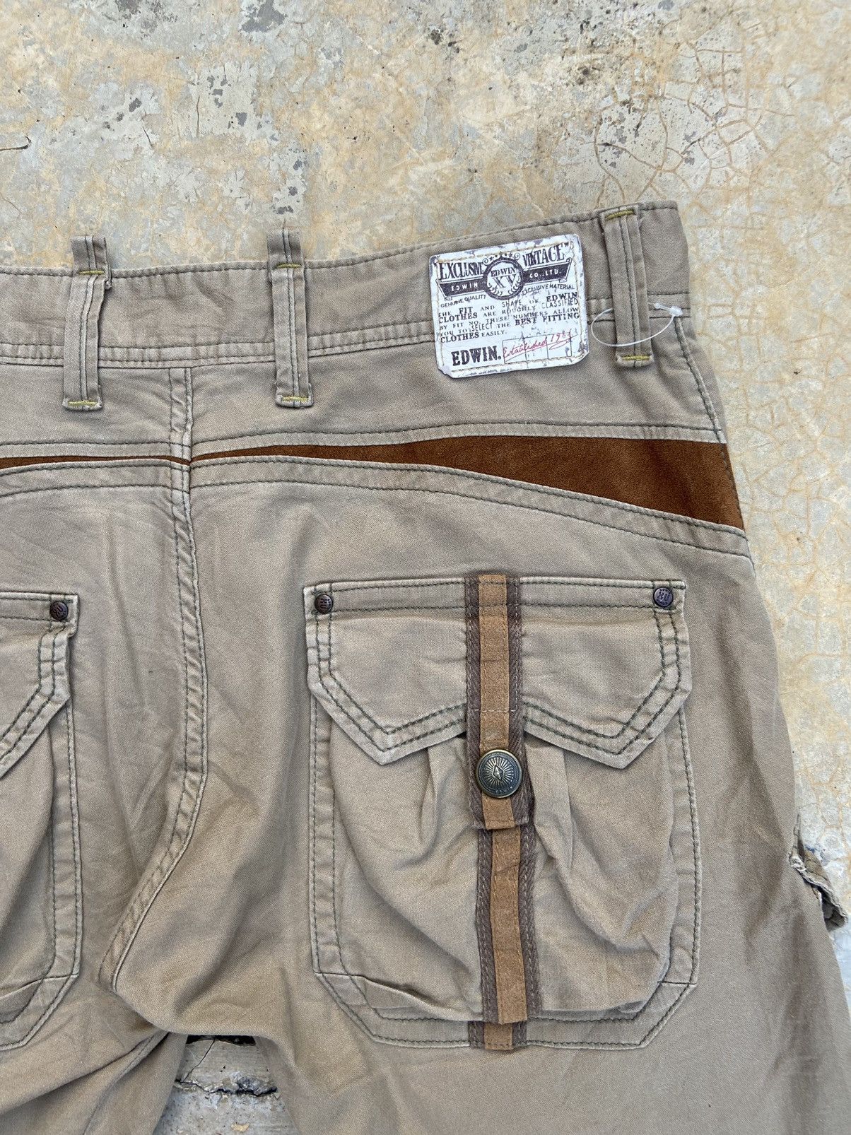 Japanese Brand EDWIN ECXLUSIVE VINTAGE TACTICAL PANT Size US 34 / EU 50 - 10 Thumbnail