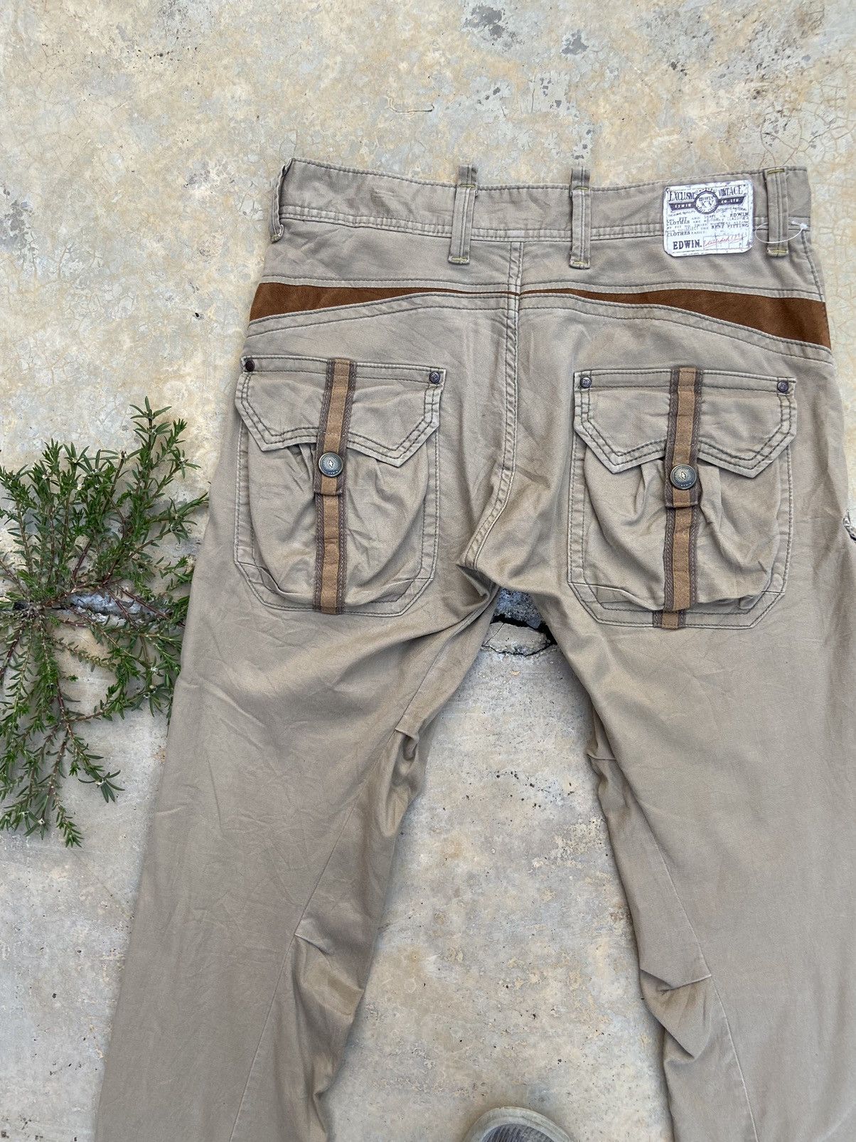 Japanese Brand EDWIN ECXLUSIVE VINTAGE TACTICAL PANT Size US 34 / EU 50 - 9 Thumbnail