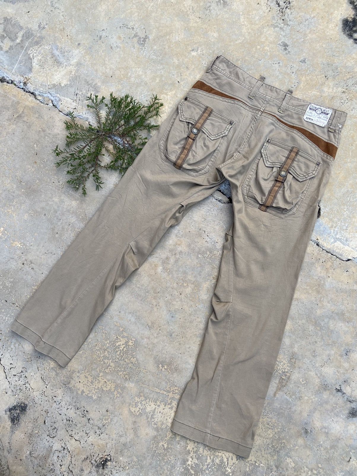 Japanese Brand EDWIN ECXLUSIVE VINTAGE TACTICAL PANT Size US 34 / EU 50 - 7 Thumbnail