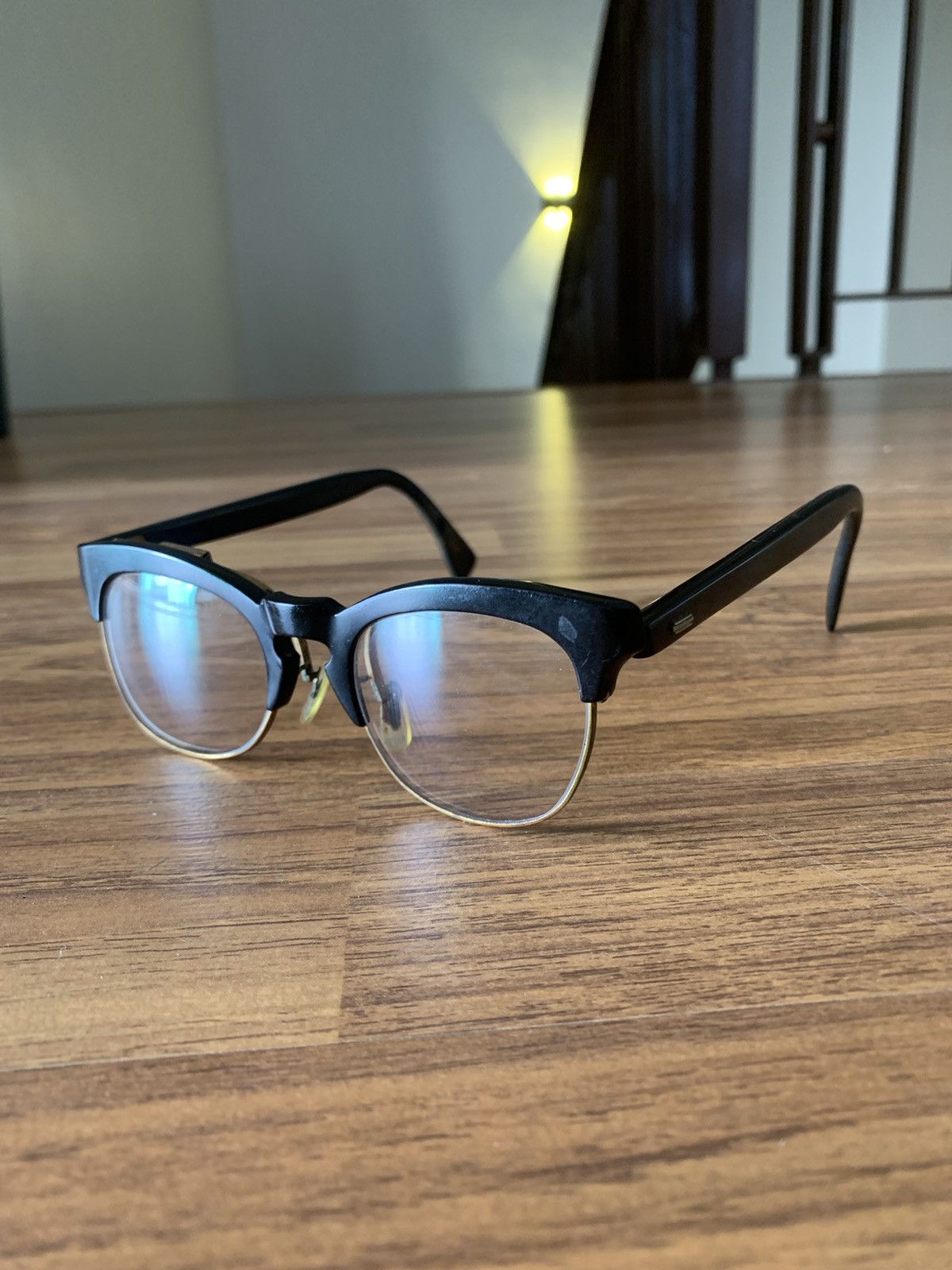 Vintage VINTAGE CLUBMASTER SHAPED 18k GF SUNGLASSES 1960s Size ONE SIZE - 3 Thumbnail