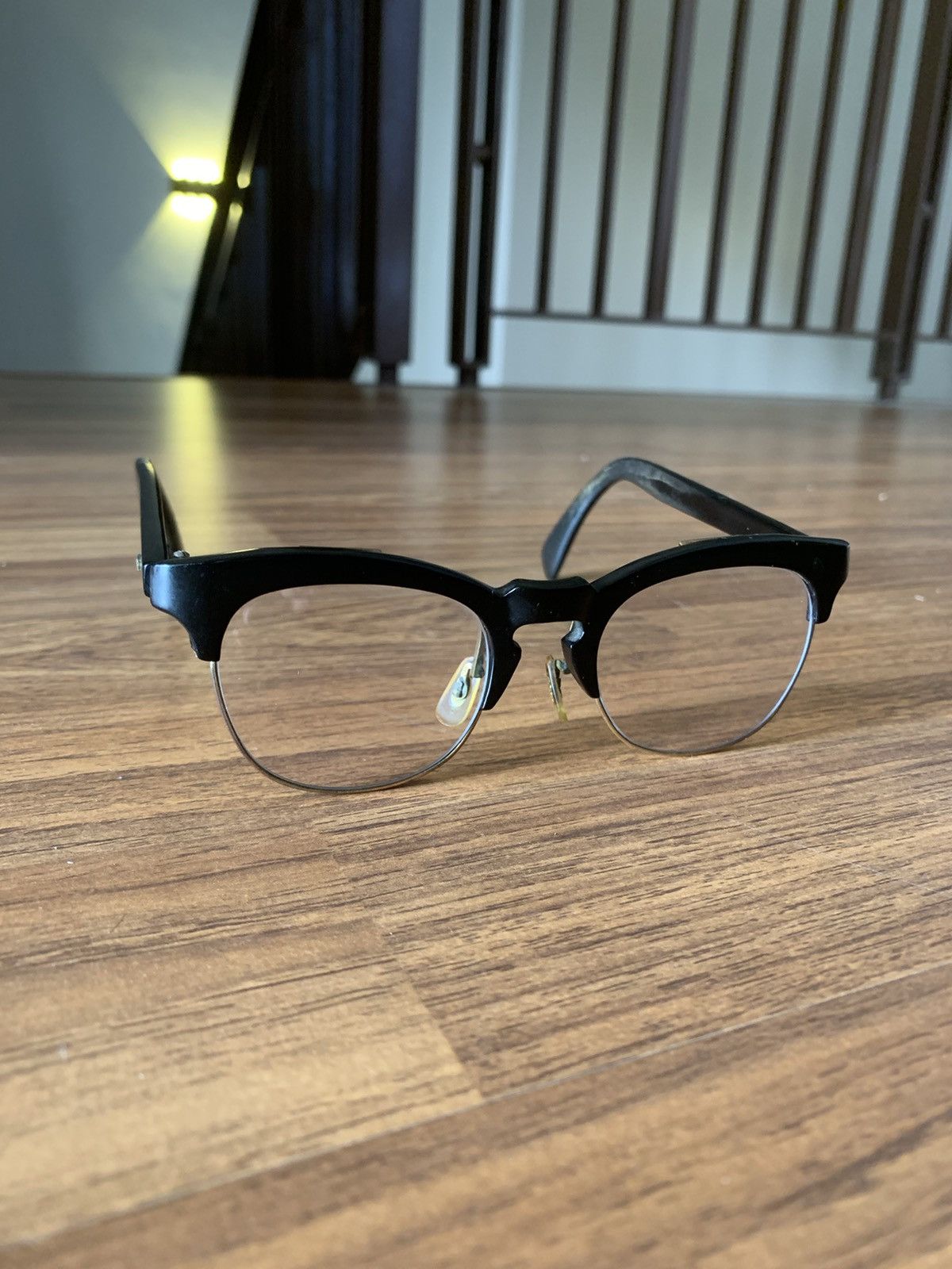 Vintage VINTAGE CLUBMASTER SHAPED 18k GF SUNGLASSES 1960s Size ONE SIZE - 4 Thumbnail