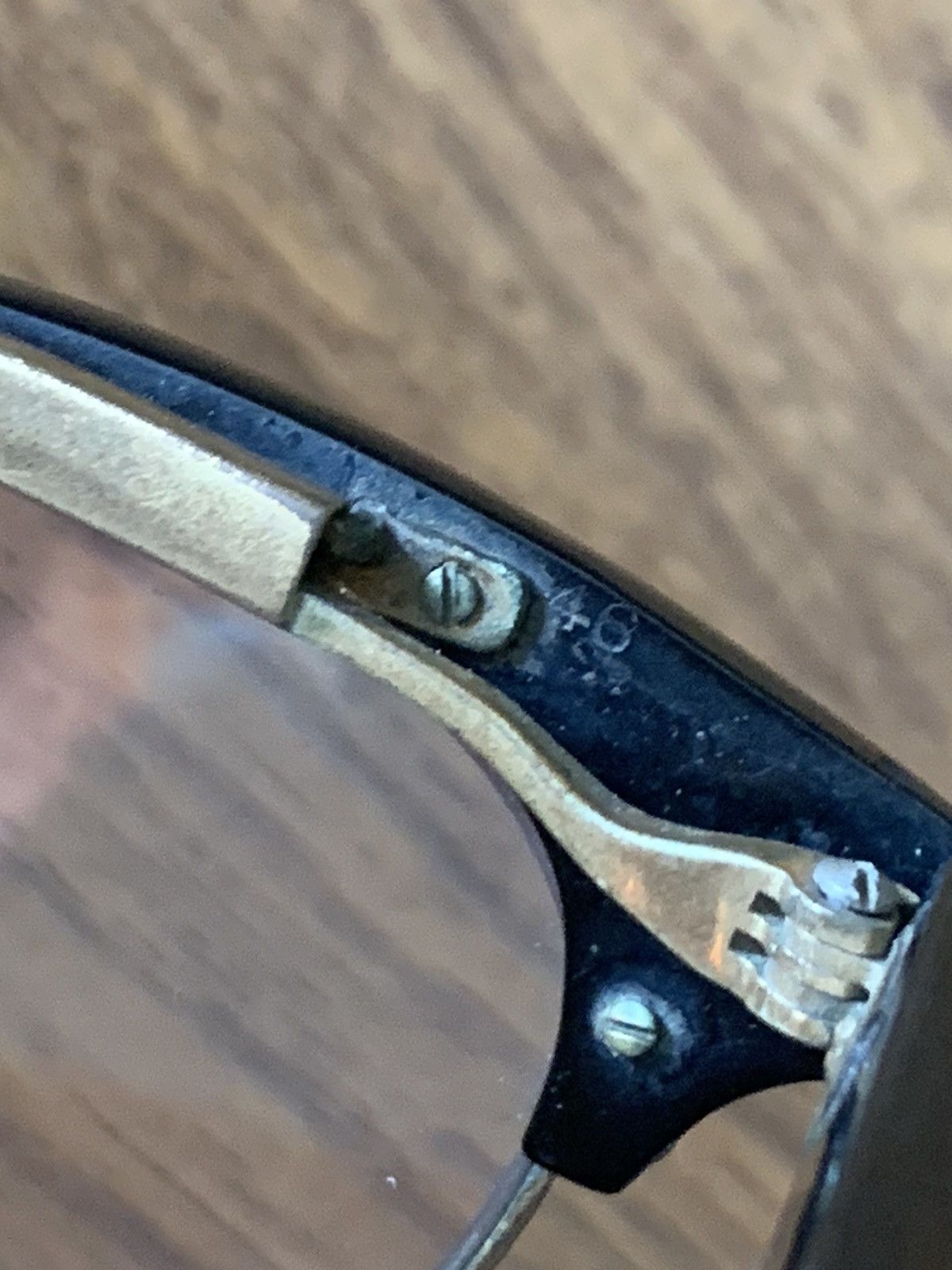 Vintage VINTAGE CLUBMASTER SHAPED 18k GF SUNGLASSES 1960s Size ONE SIZE - 12 Thumbnail
