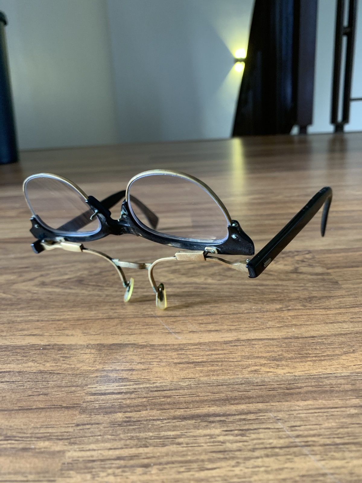 Vintage VINTAGE CLUBMASTER SHAPED 18k GF SUNGLASSES 1960s Size ONE SIZE - 10 Thumbnail