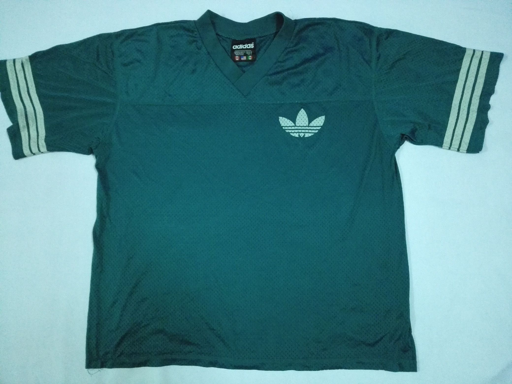 Adidas VINTAGE 90s ADIDAS TREFOIL JERSEY Size US L / EU 52-54 / 3 - 1 Thumbnail