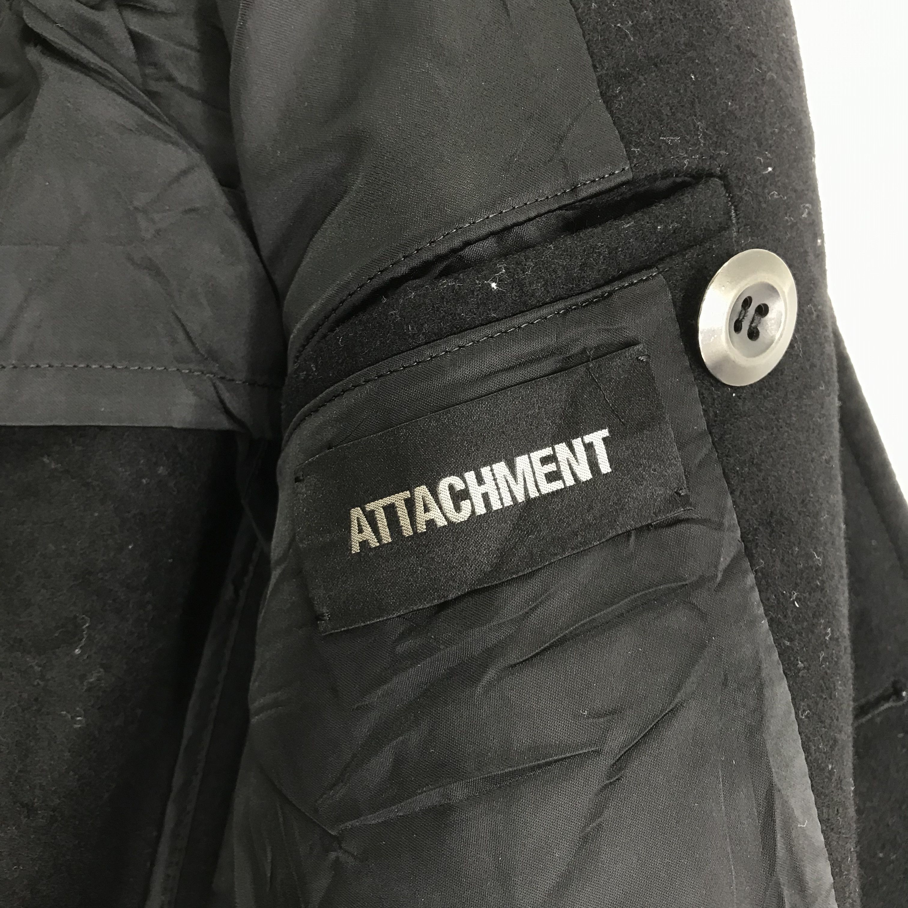 Attachment Rare!! Attachment Peacoat Button Wool Coat Japan Style Size US S / EU 44-46 / 1 - 8 Thumbnail
