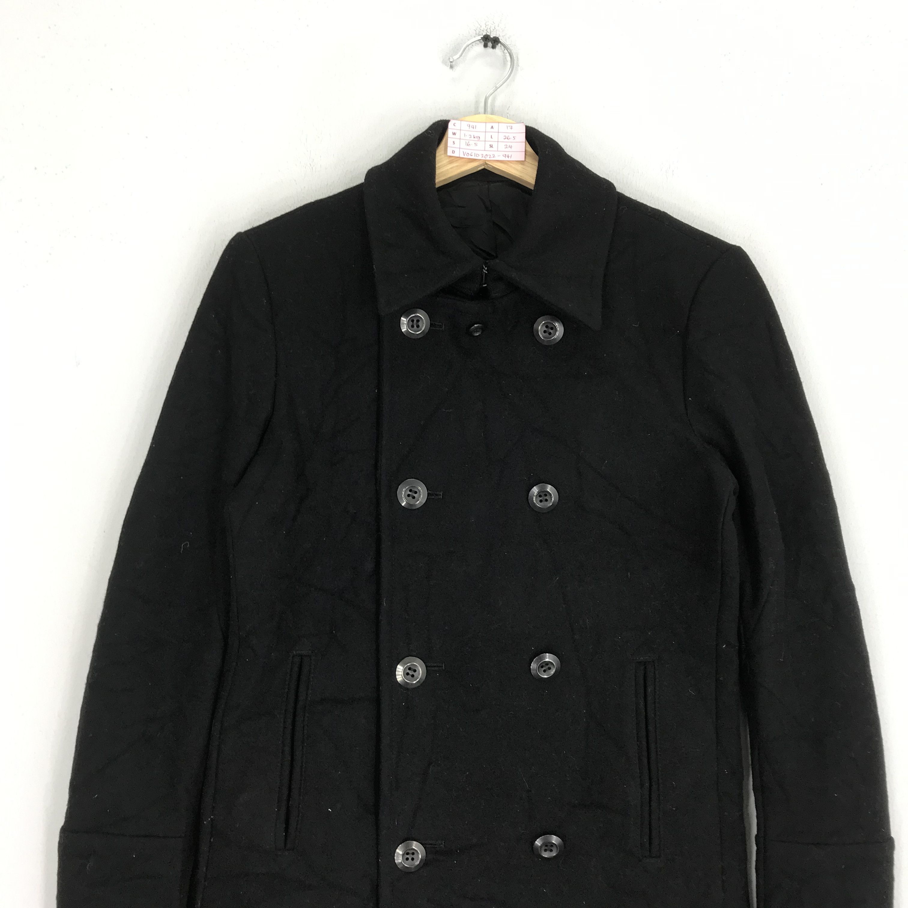 Attachment Rare!! Attachment Peacoat Button Wool Coat Japan Style Size US S / EU 44-46 / 1 - 4 Thumbnail