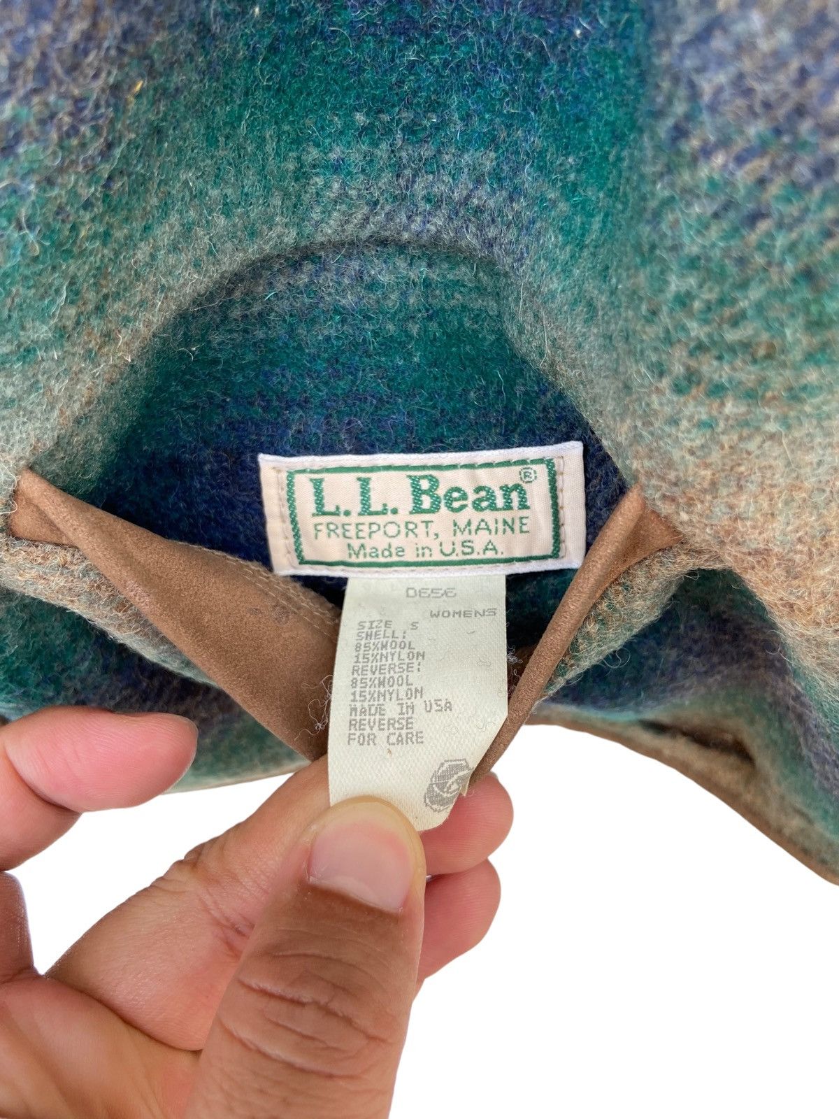 L.L. Bean Vintage Reversible L.L Bean Shadow Plaid Vest Size US S / EU 44-46 / 1 - 5 Thumbnail