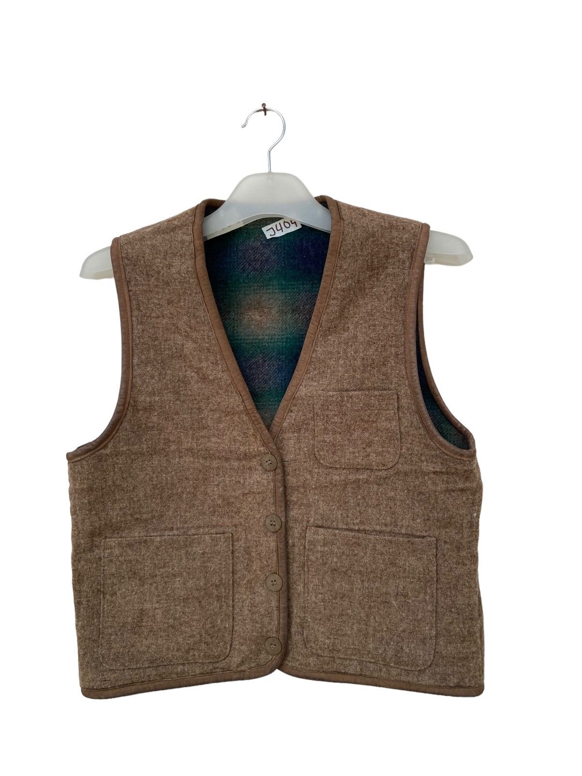 L.L. Bean Vintage Reversible L.L Bean Shadow Plaid Vest Size US S / EU 44-46 / 1 - 3 Thumbnail