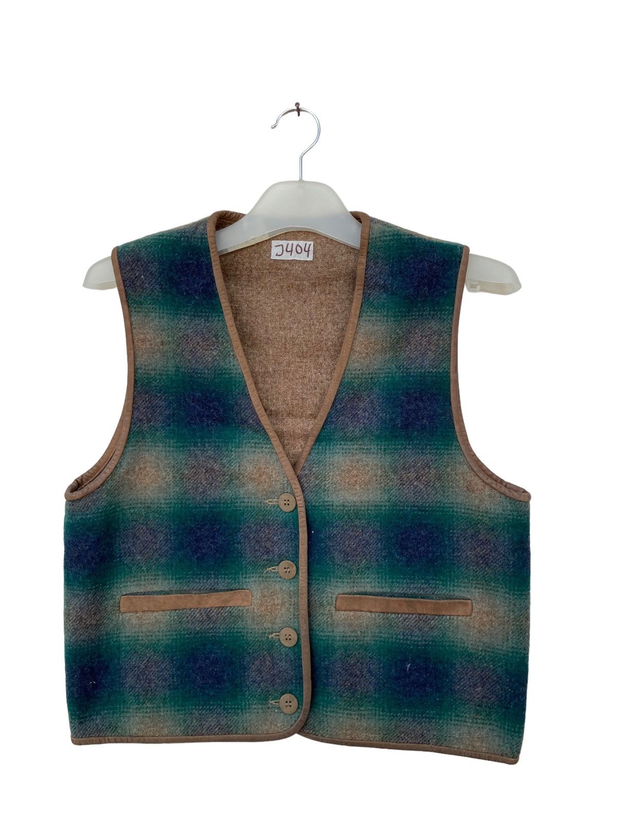 L.L. Bean Vintage Reversible L.L Bean Shadow Plaid Vest Size US S / EU 44-46 / 1 - 1 Thumbnail