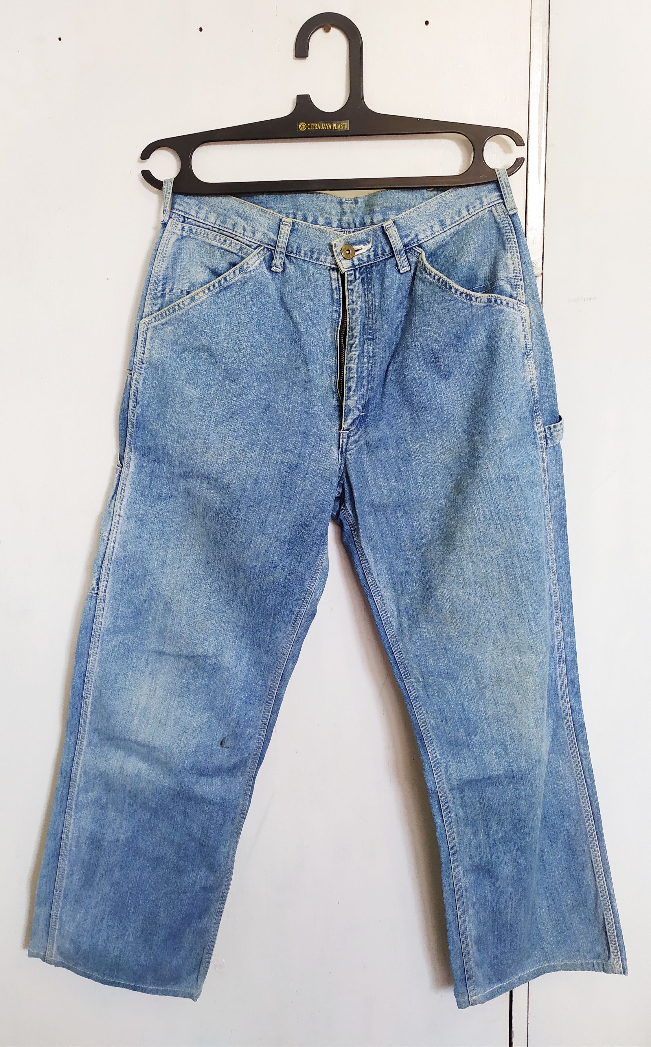 Lee Vintage LEE Workwear Carpenter Denim Pants Size 32 x 33 Size US 33 - 2 Thumbnail