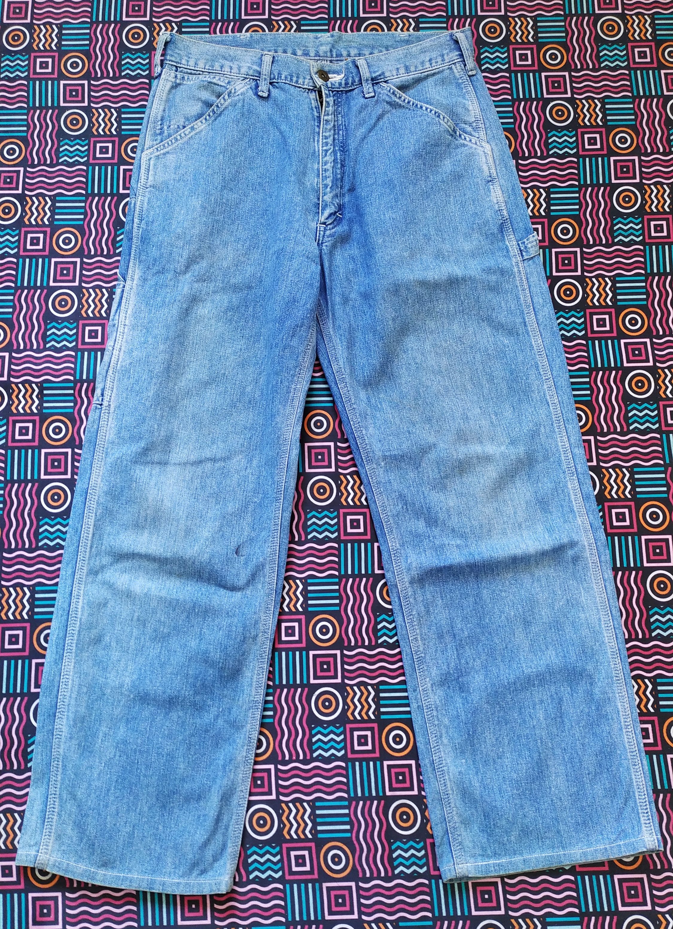 Lee Vintage LEE Workwear Carpenter Denim Pants Size 32 x 33 Size US 33 - 3 Thumbnail